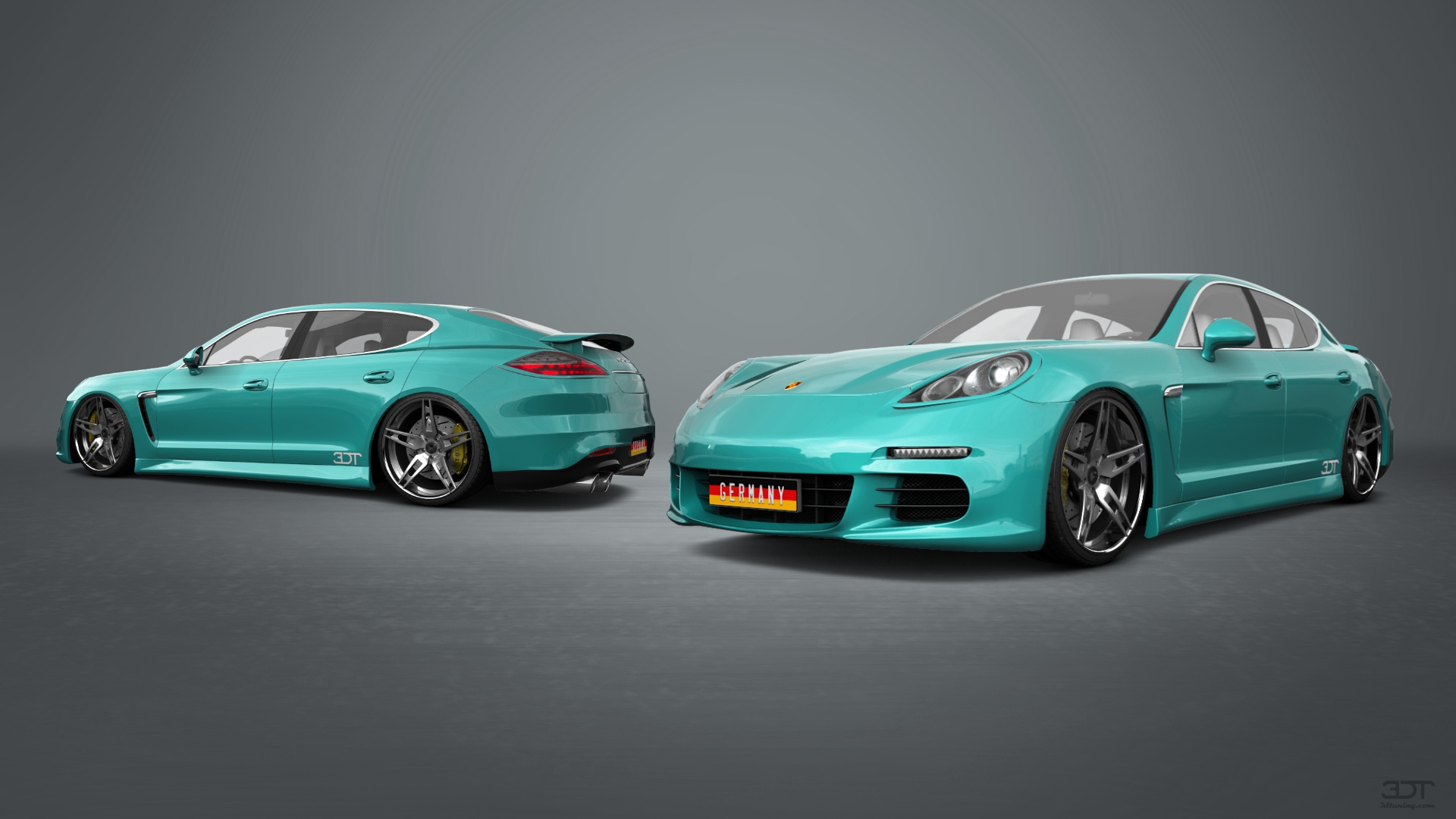 Porsche Panamera 4 door fastback saloon 2011 tuning