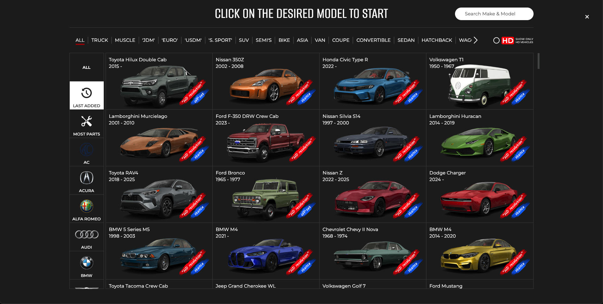 3D Auto-Konfigurator - Autos online entdecken & anpassen | 3DTuning