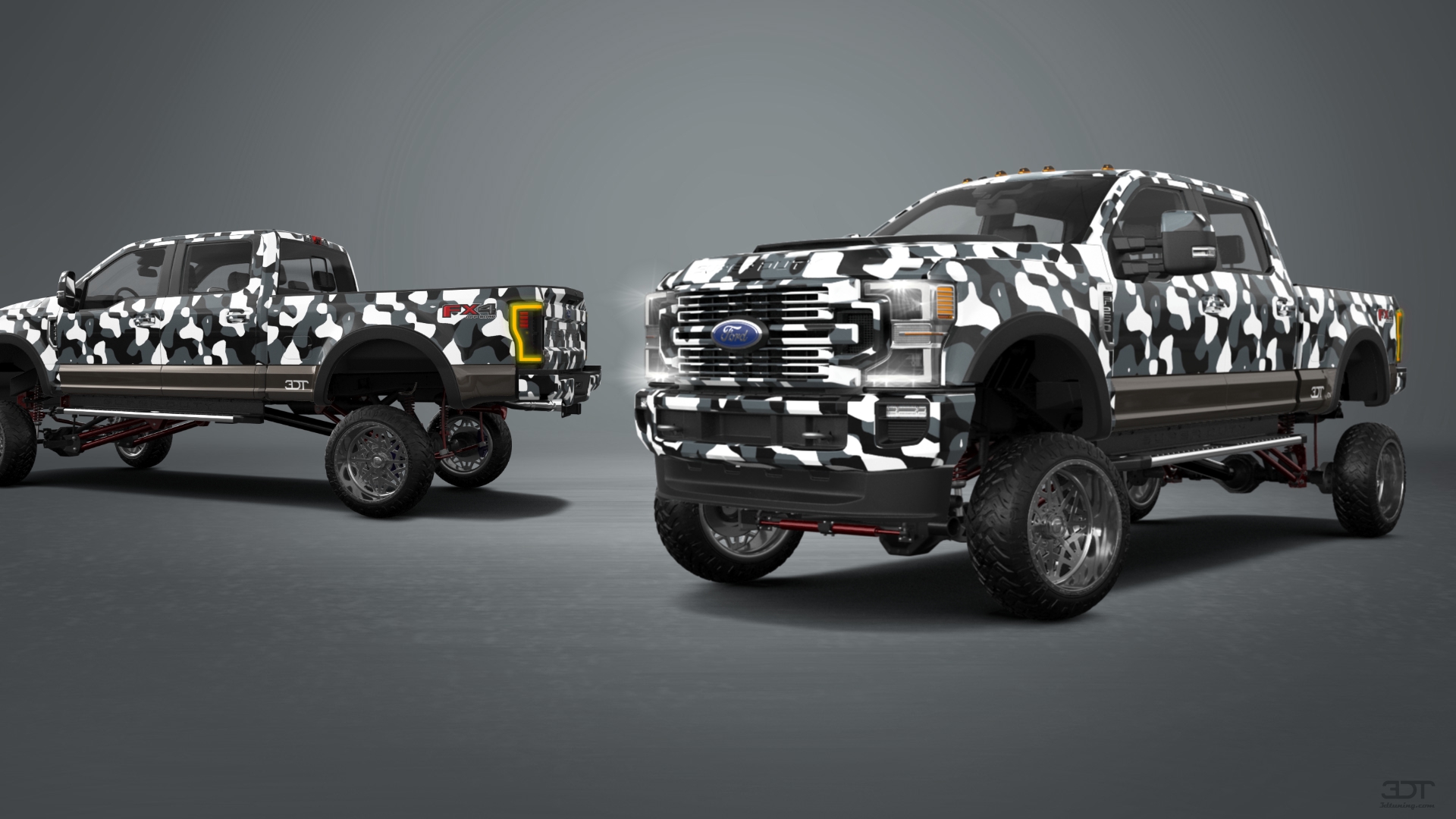 Ford F-250 4 Door pickup truck 2021 tuning