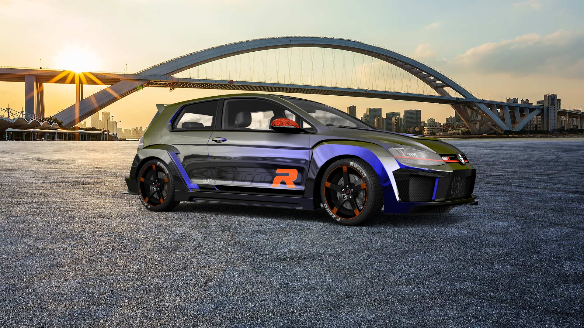 Volkswagen Golf 7 3 Door Hatchback 2013 tuning