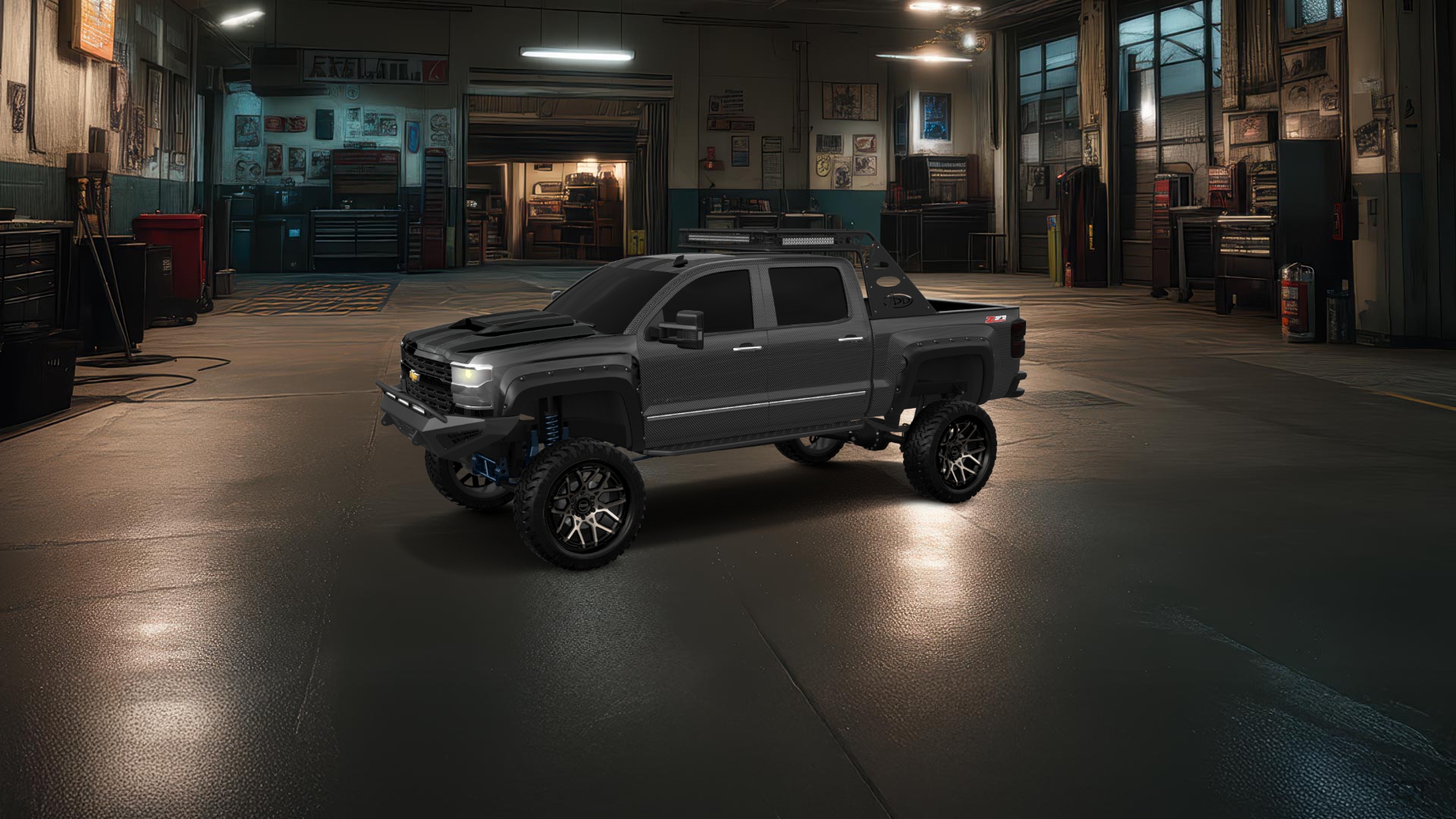 Chevrolet Silverado 1500 4 Door pickup truck 2016 tuning