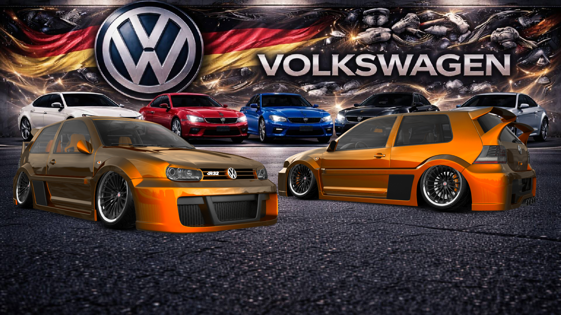 Volkswagen Golf 4 (mk4) 3 Door Hatchback 1997 tuning