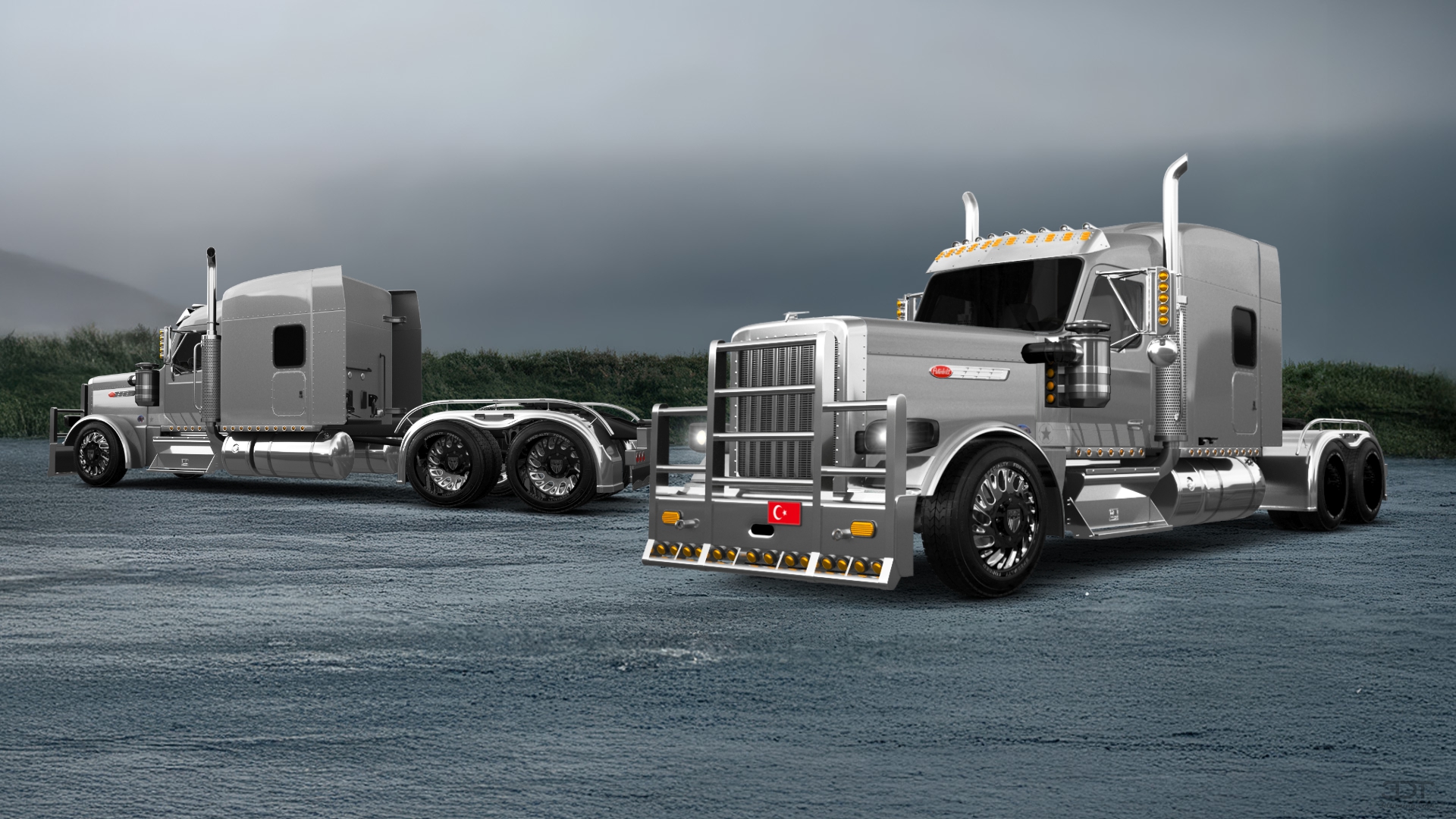 Peterbilt 589 Sleeper Cab Truck 2024 tuning