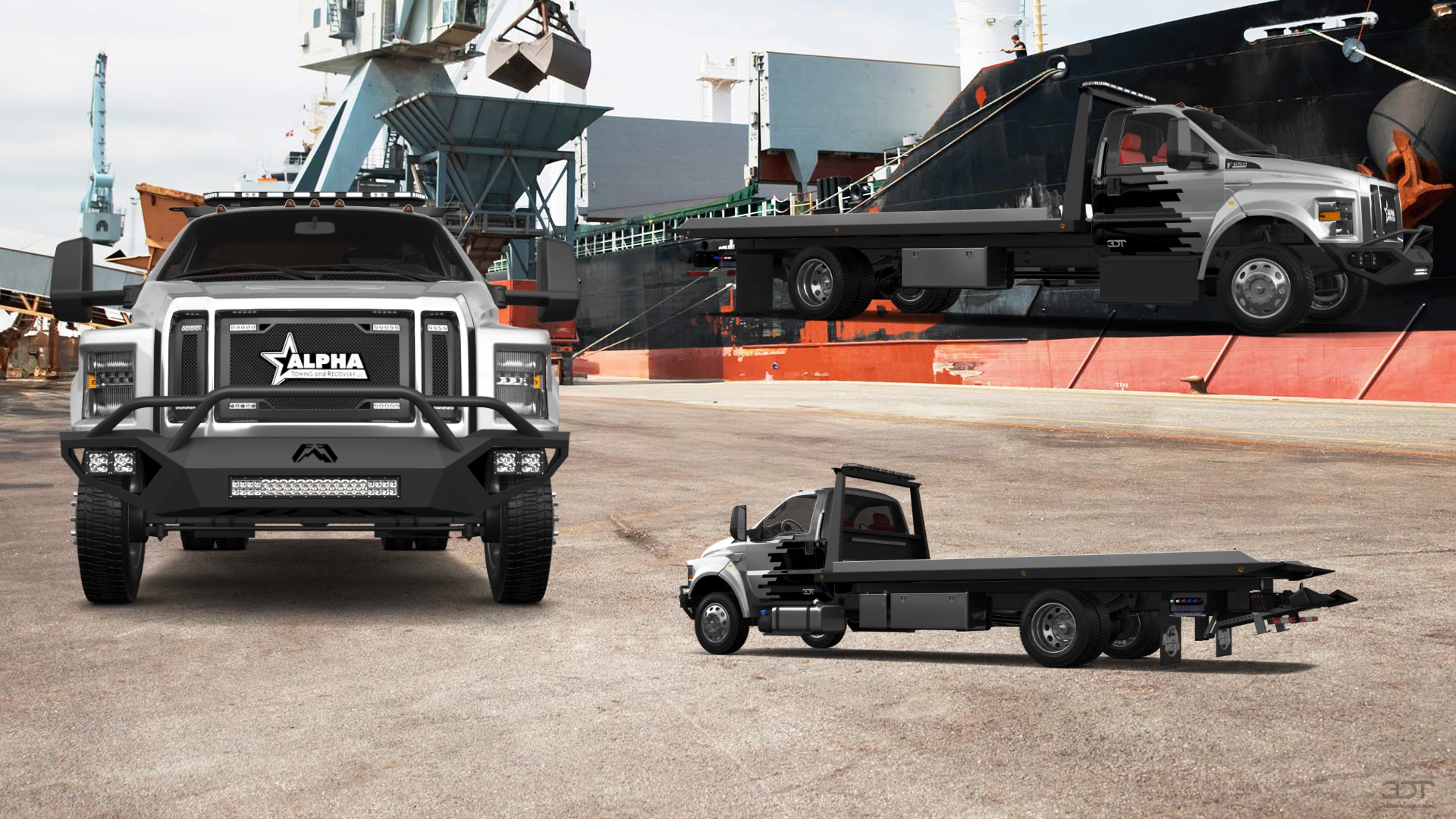 Ford F-650 Tow Truck Pickup 2016 tuning