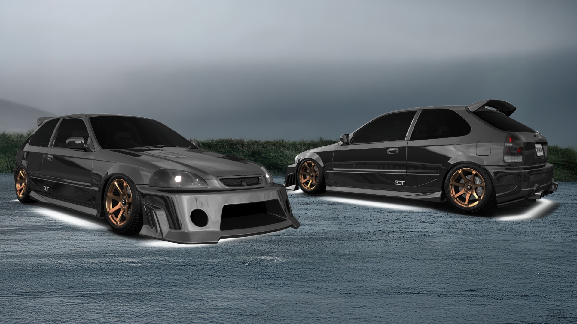 Honda Civic 3 Door Hatchback 1997 tuning