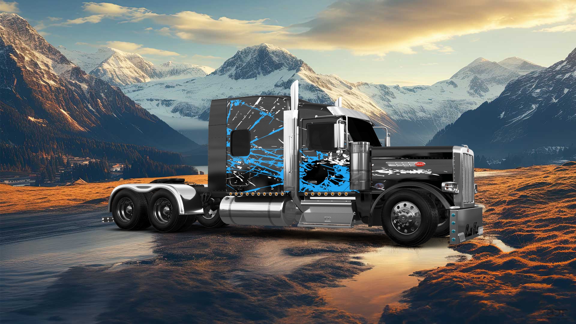 Peterbilt 589 Sleeper Cab Truck 2024 tuning