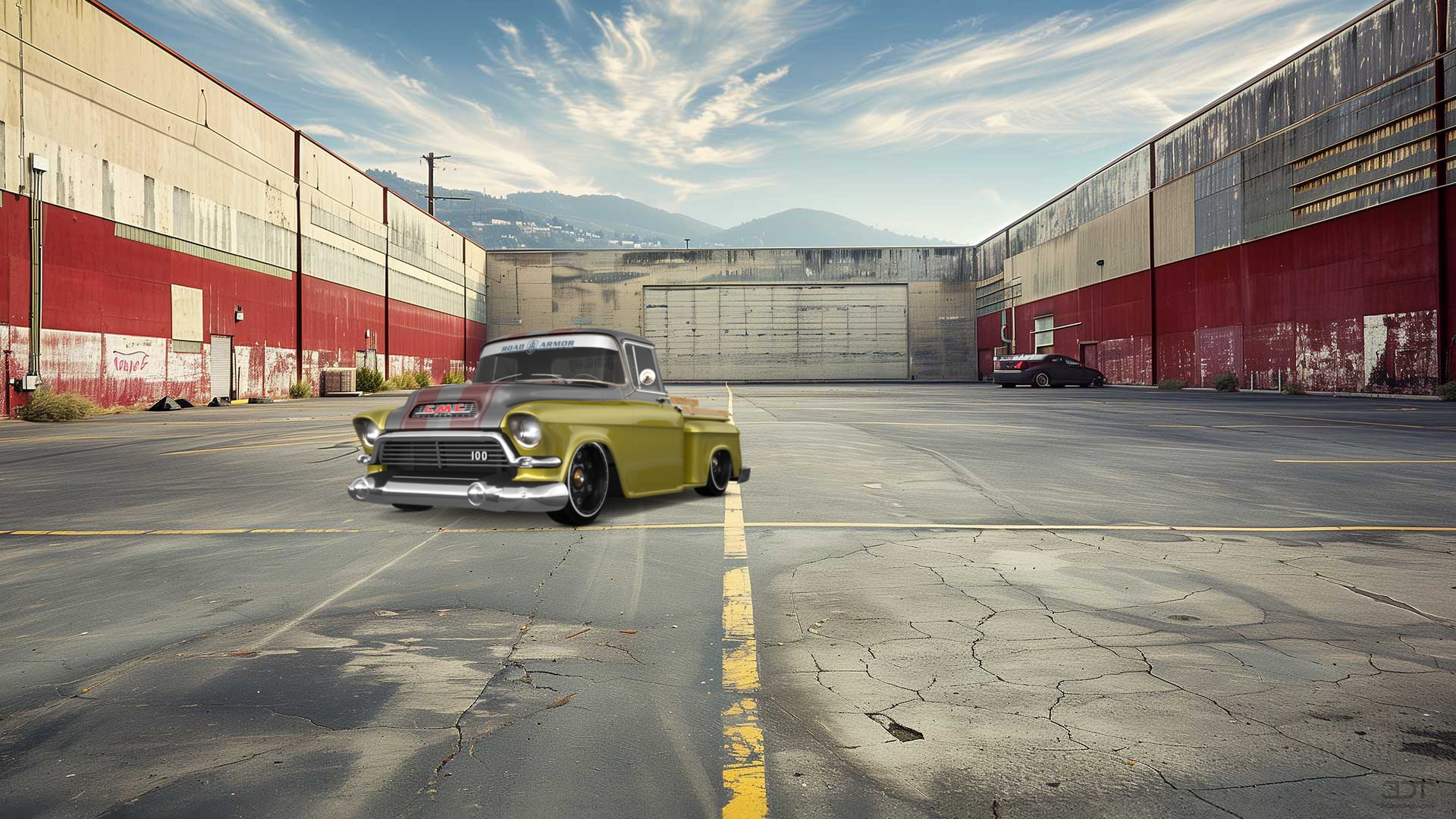 GMC 100 Stepside 2 Door pickup truck 1957 tuning