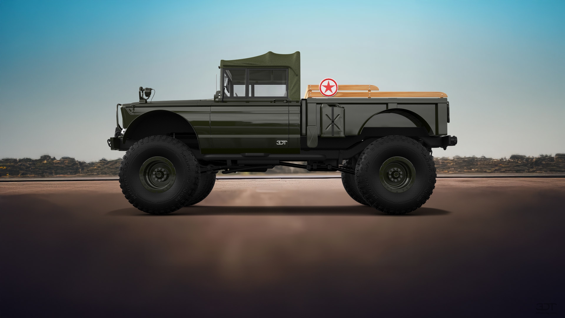 Jeep Kaiser M715 2 Door pickup truck 1968 tuning