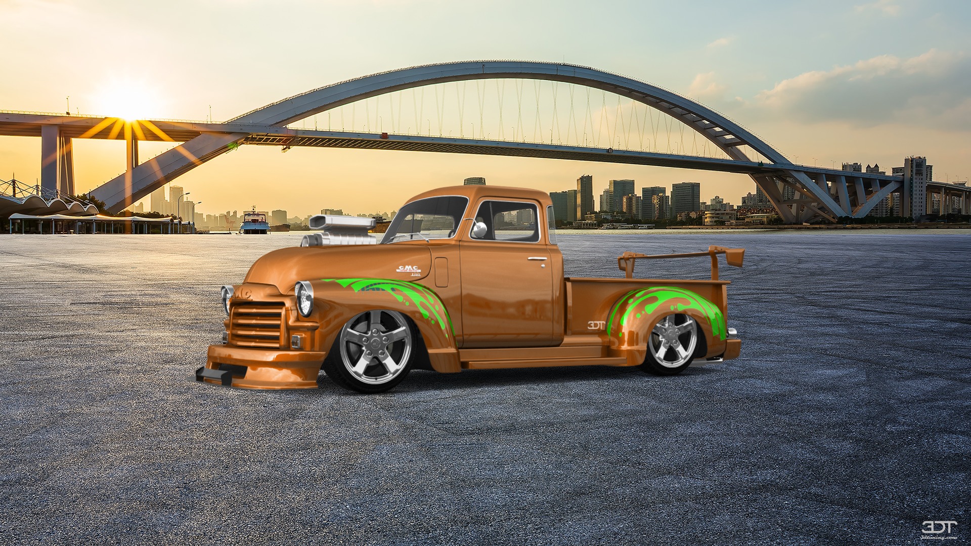 GMC 100 Stepside 2 Door pickup truck 1954