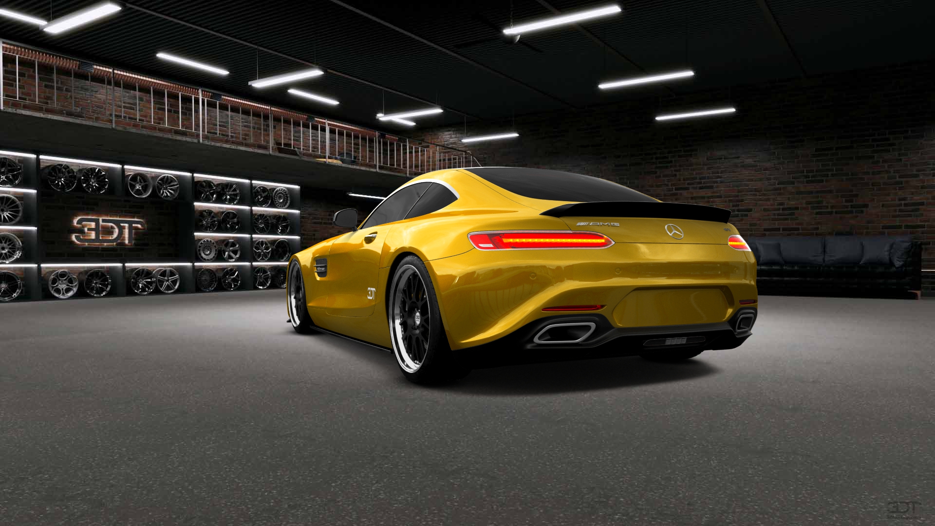 Mercedes AMG GT 2 door fastback coupe 2015 tuning