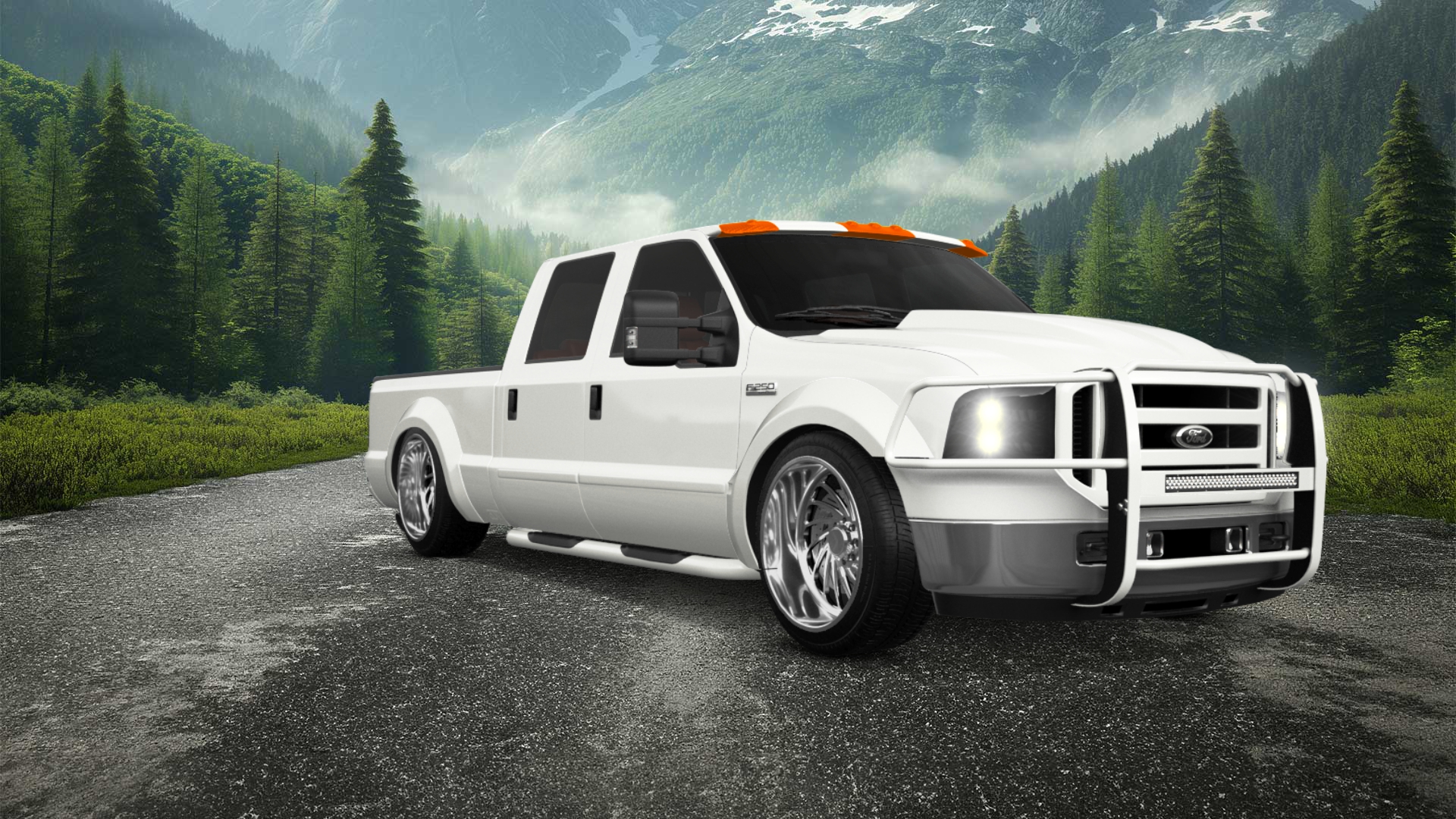Ford F-250 Crew Cab 4 Door pickup truck 1999 tuning