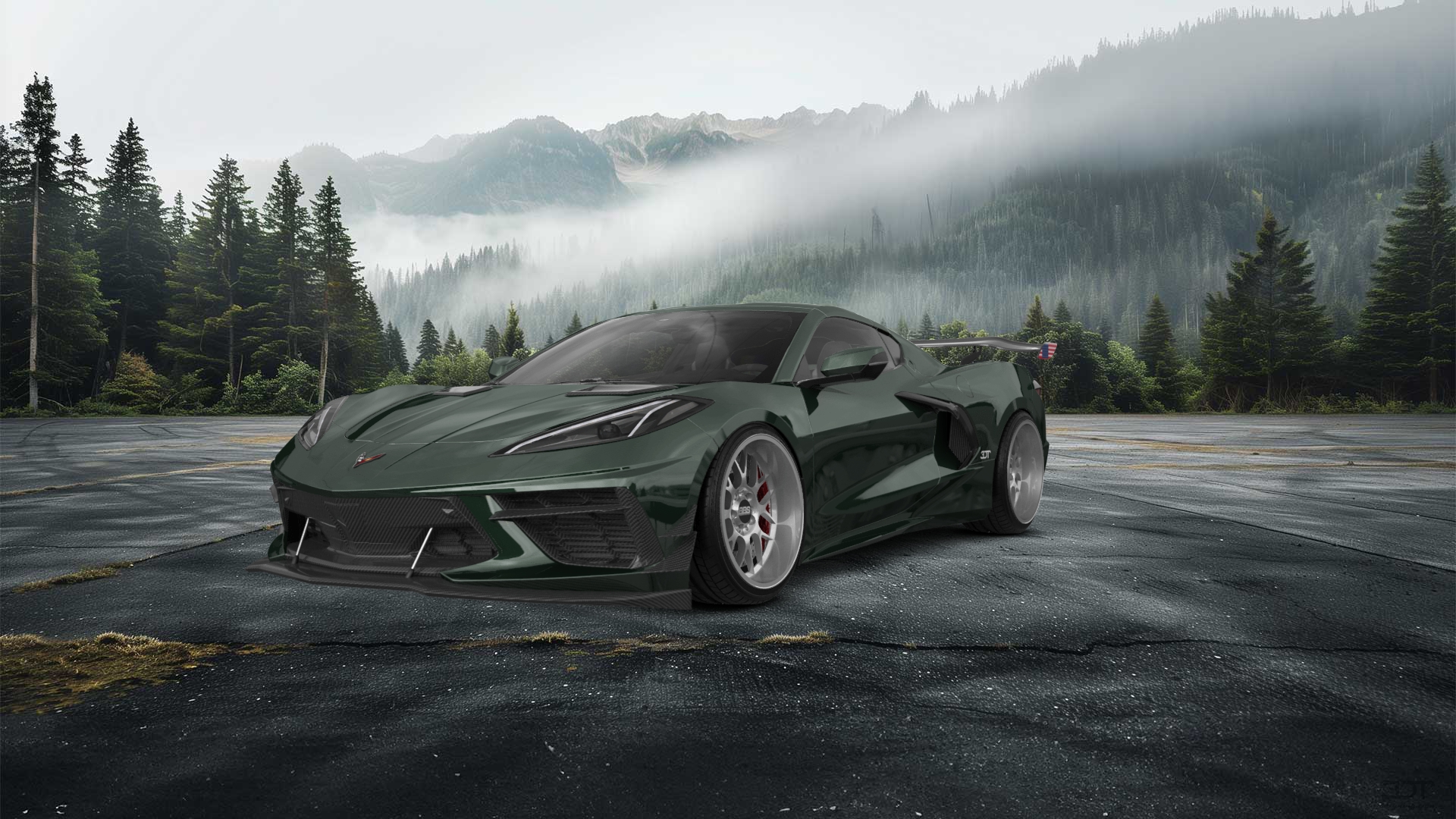 Chevrolet Corvette 2 door targa top 2020 tuning