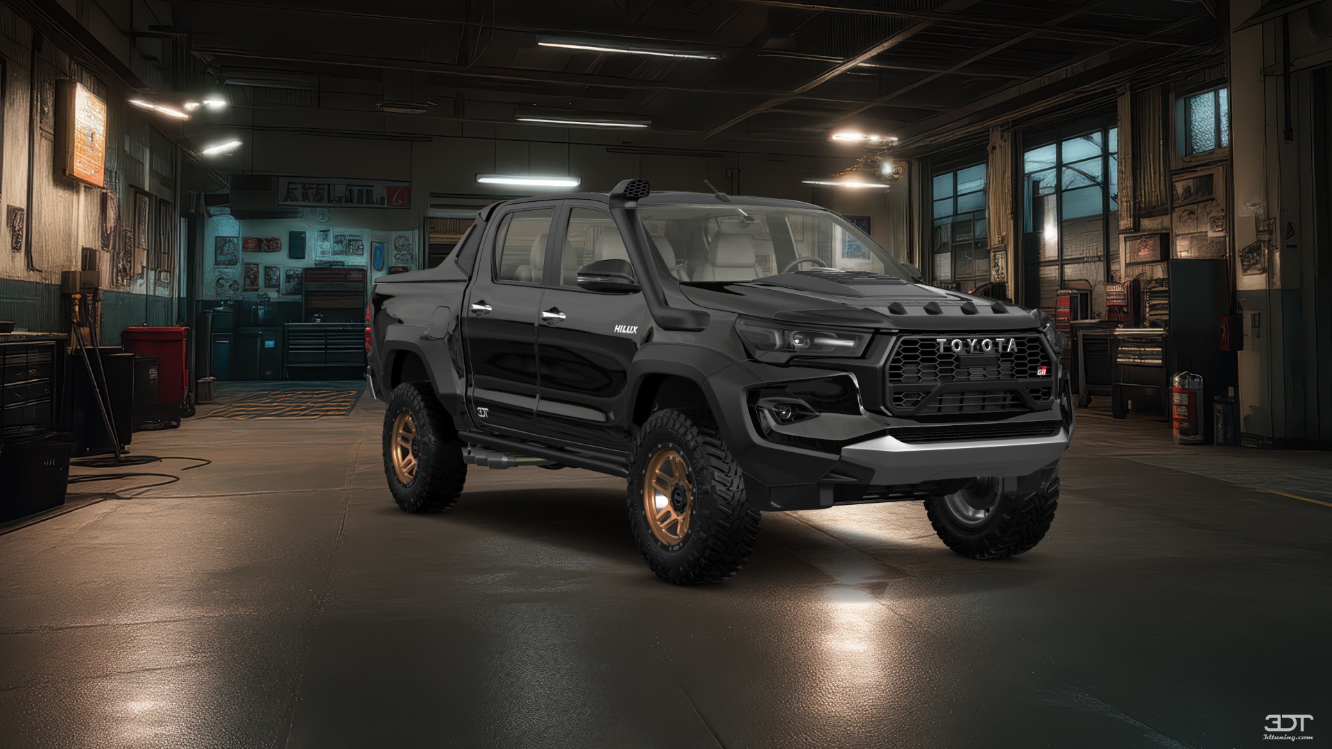 Toyota Hilux Double Cab 4 Door pickup truck 2015 tuning