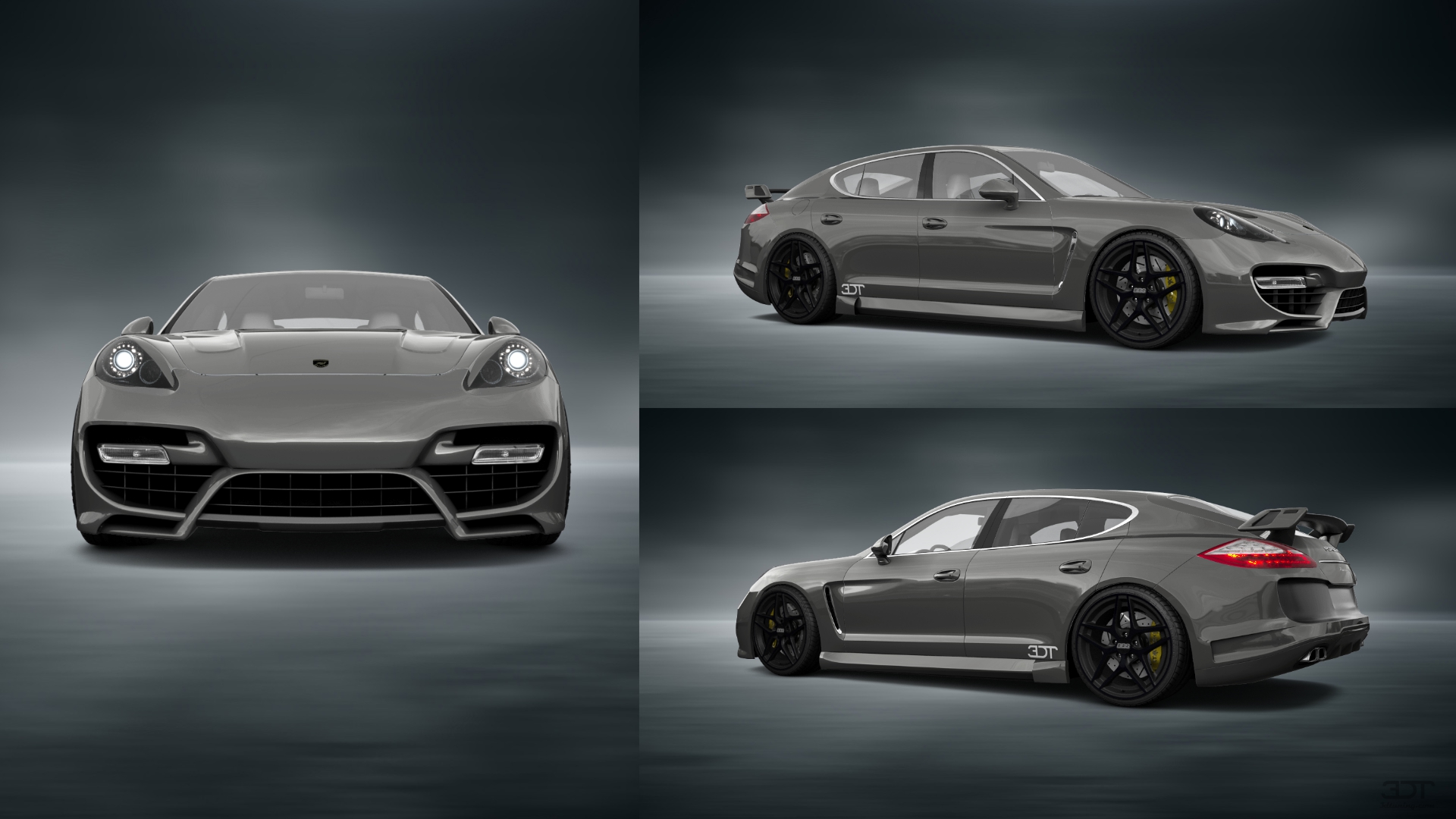 Porsche Panamera 4 door fastback saloon 2011 Images