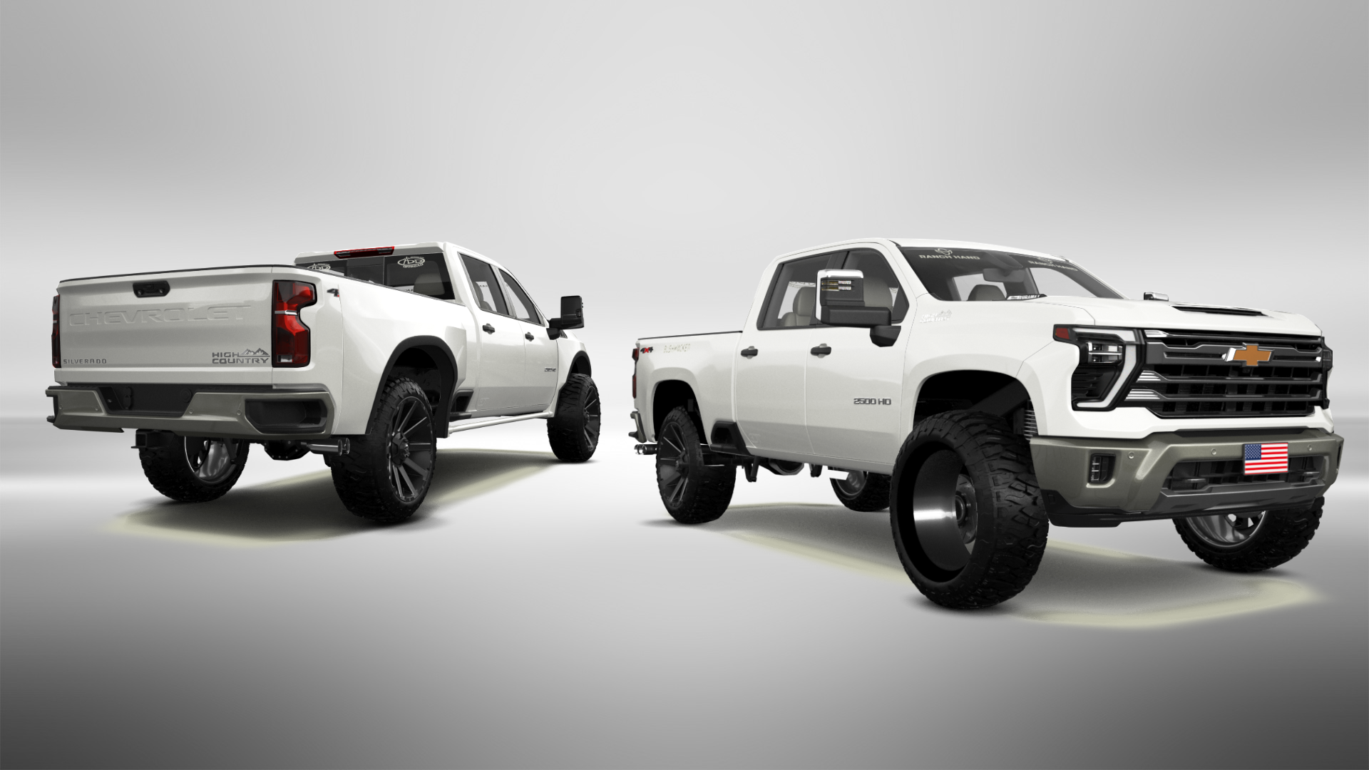 Tuning Chevrolet Silverado 2500 HD 4 Door pickup truck 2024