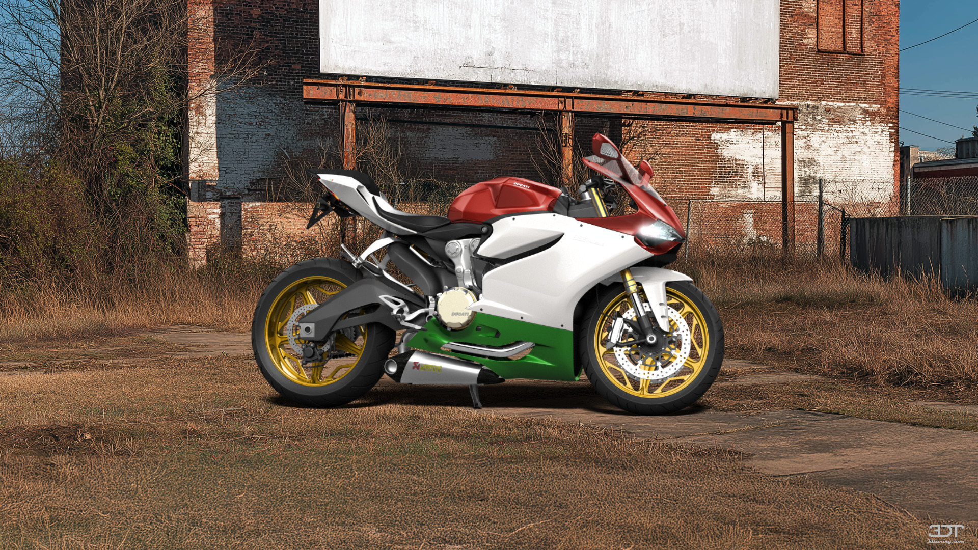 Ducati 899 Panigale Sport Bike 2015 tuning