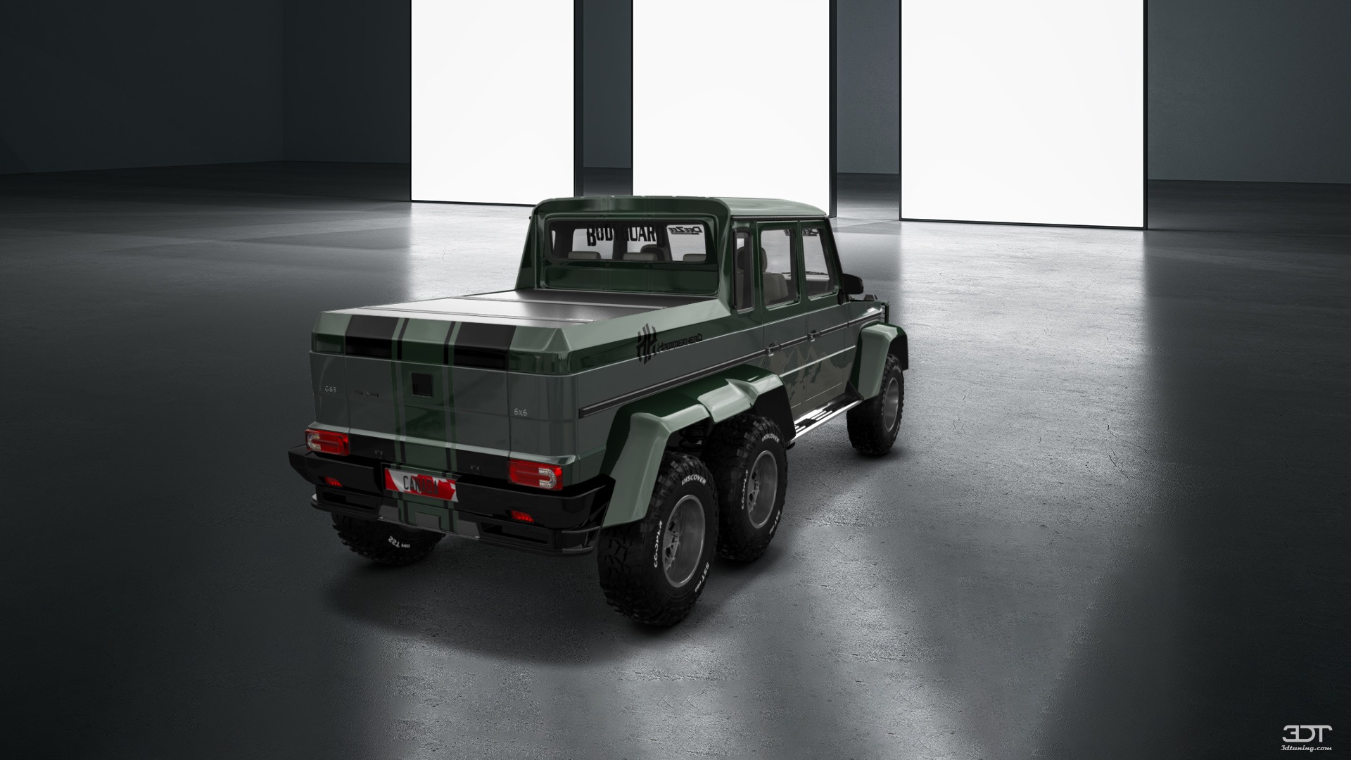 Mercedes G 63 AMG 6x6 4 Door pickup truck 2013 tuning