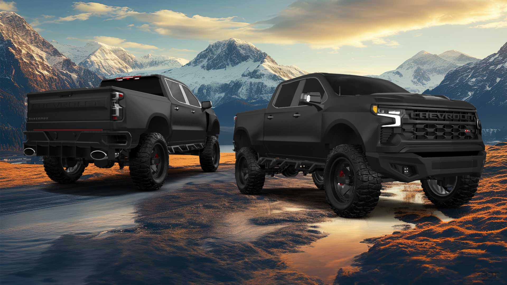 Chevrolet Silverado 1500 Crew Cab 5.8 ft box 4 Door pickup truck 2023