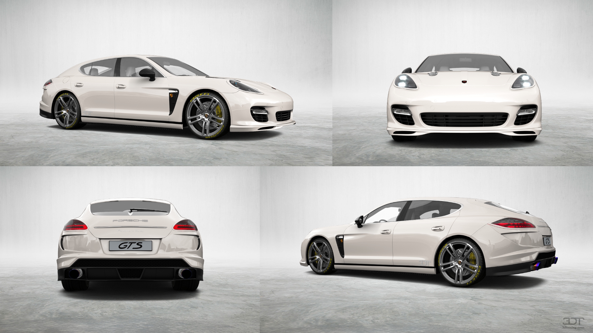 Porsche Panamera 4 door fastback saloon 2011 tuning