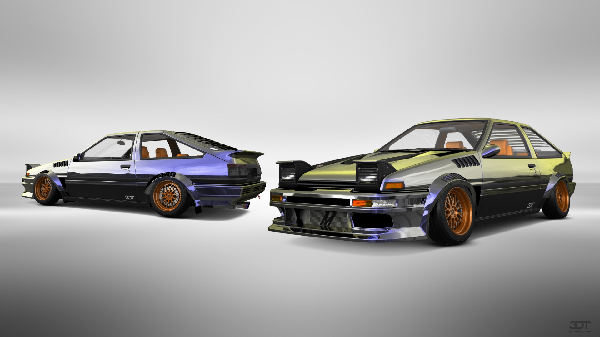 Toyota AE86 3 Door Hatchback 1985 tuning