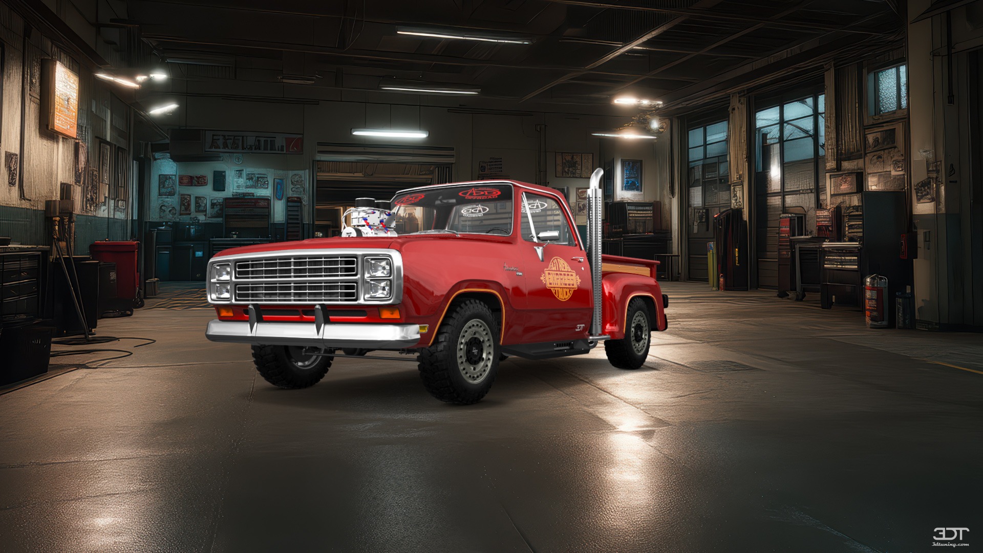 Dodge Lil Red Express 2 Door pickup truck 1979 tuning