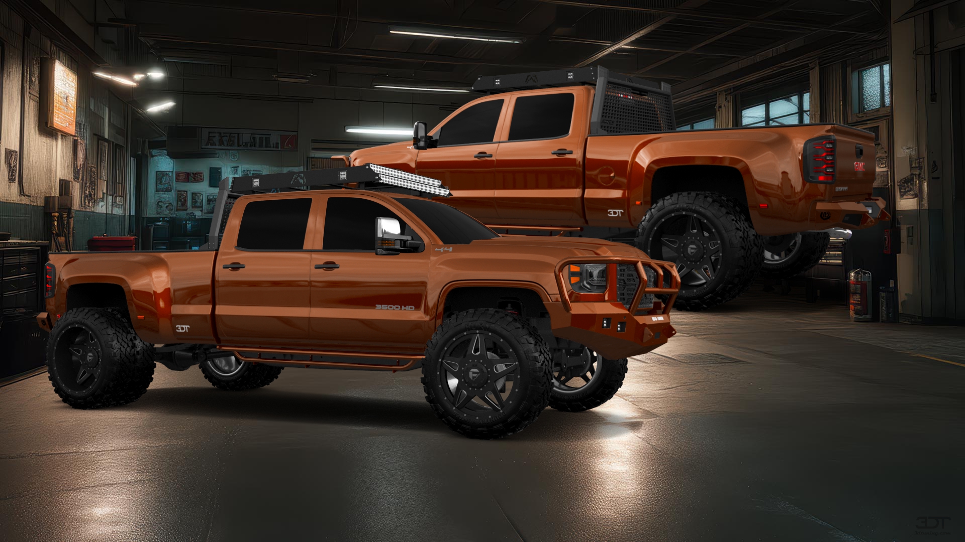 GMC Sierra 3500 HD Crew Cab 4 Door pickup truck 2015 tuning