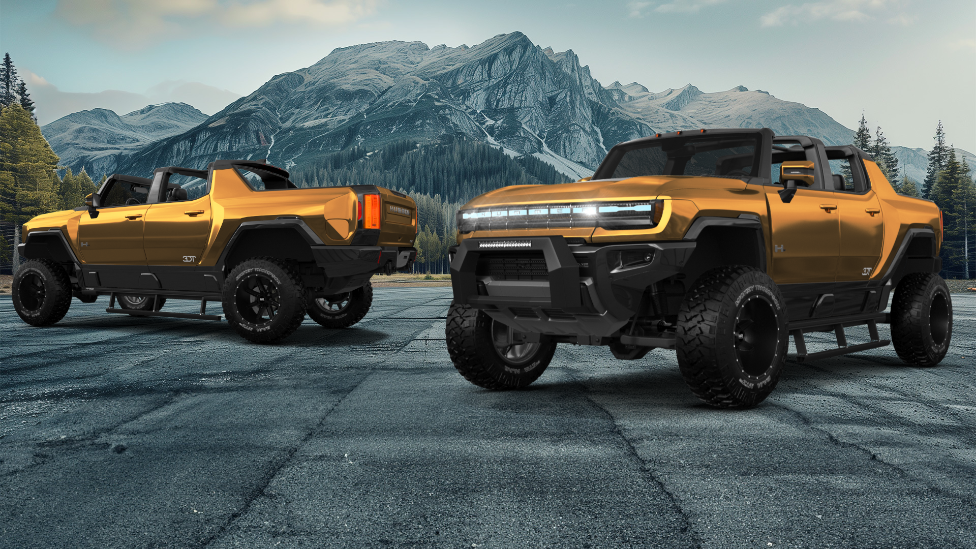 GMC Hummer EV 4 Door pickup truck 2021 Images