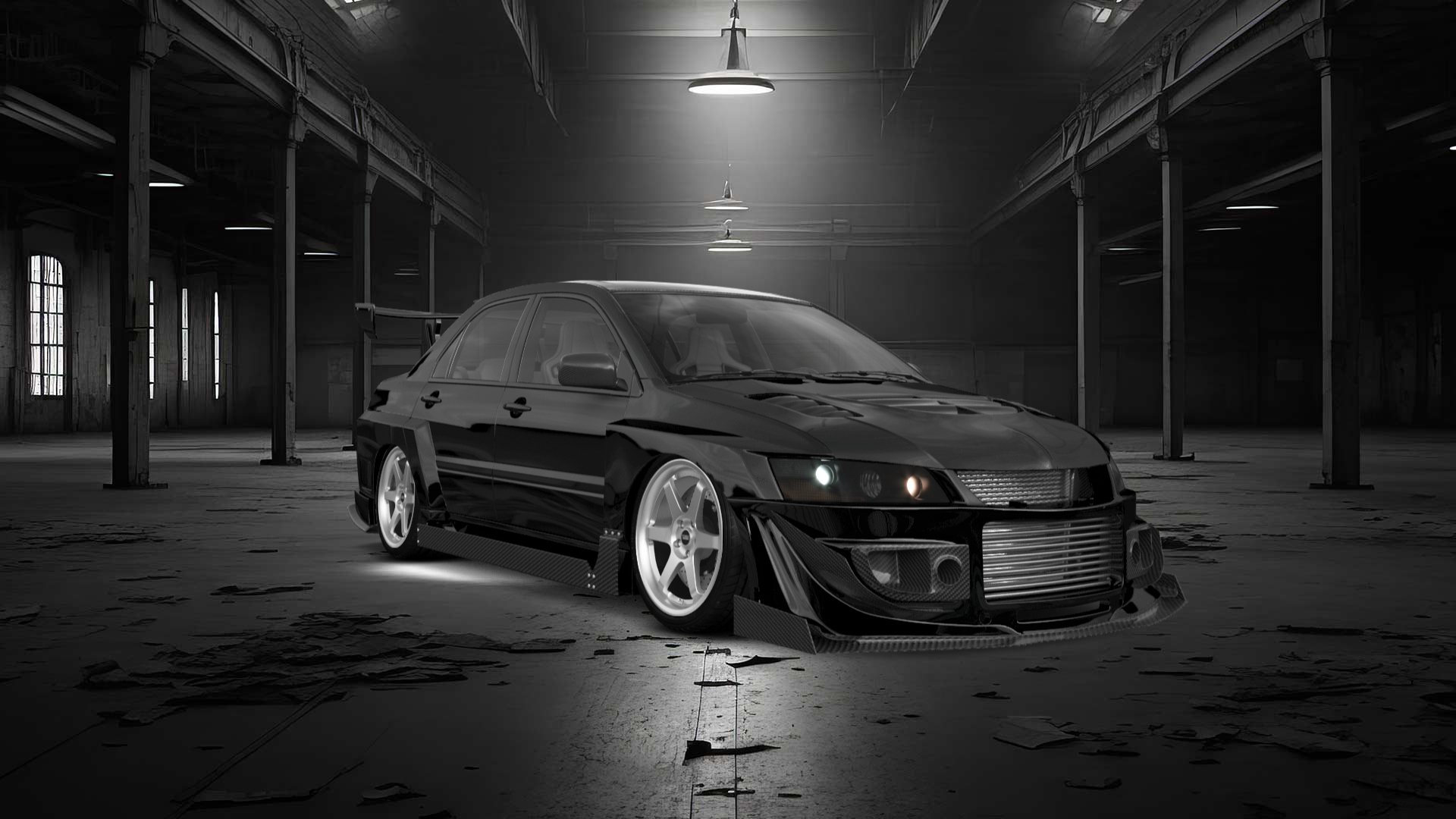 Mitsubishi Lancer Evo IX 4 Door Saloon 2005 tuning