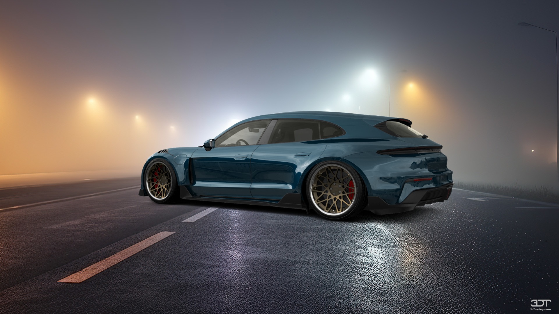 Porsche Taycan Sport Turismo Shooting Brake 2019 tuning