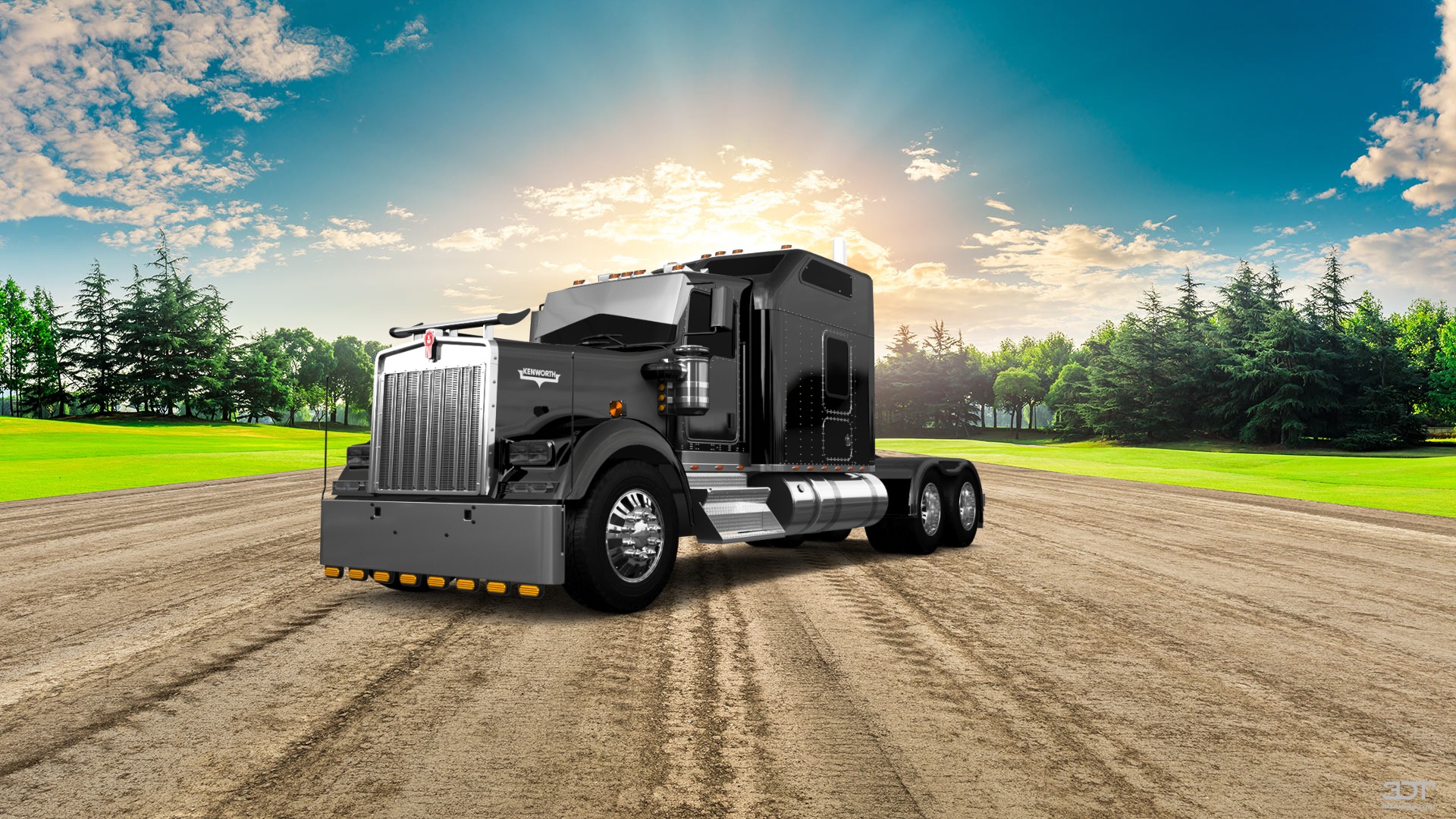 Kenworth W900 Sleeper Cab Truck 2015