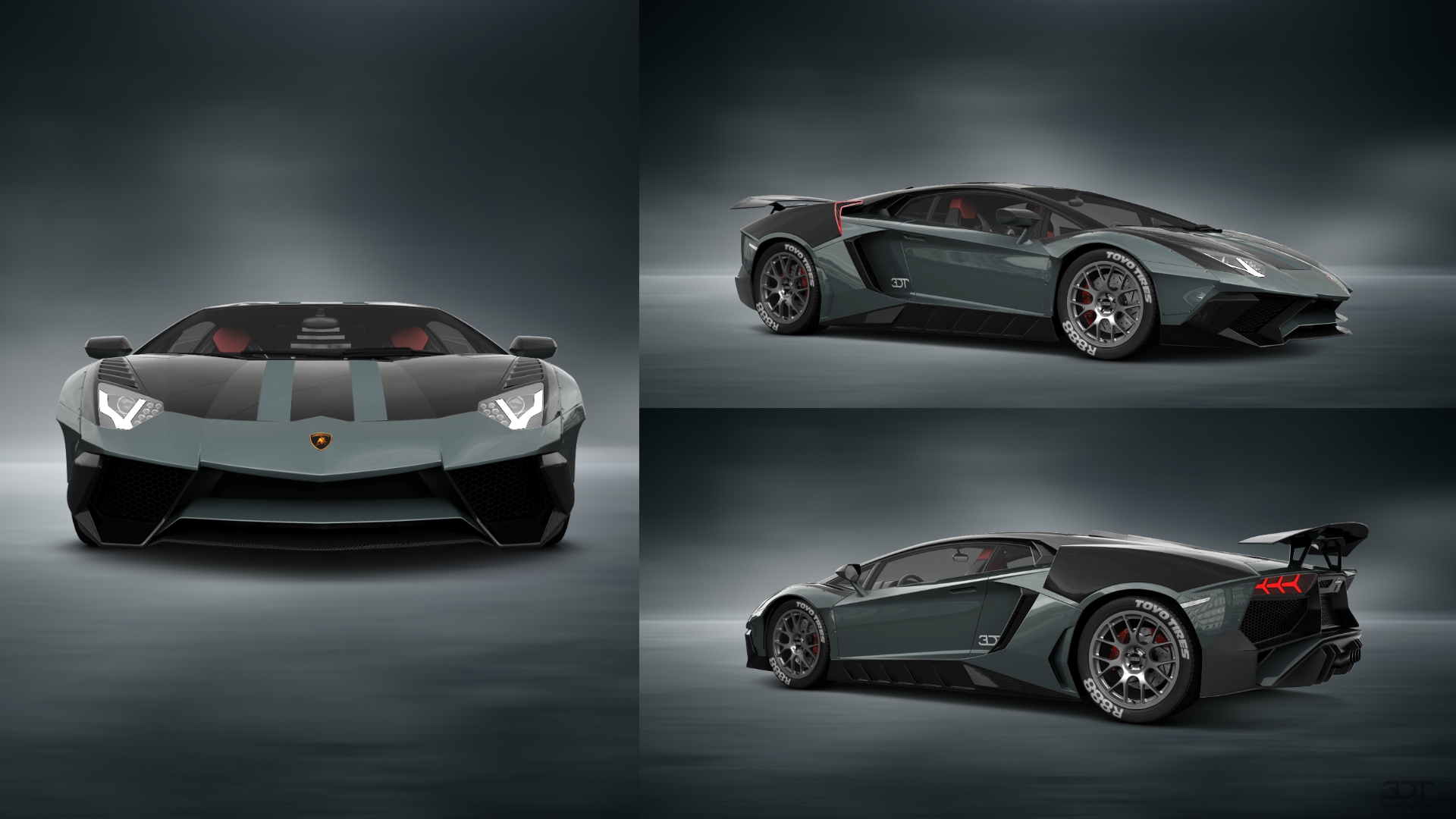 customized Lamborghini Aventador