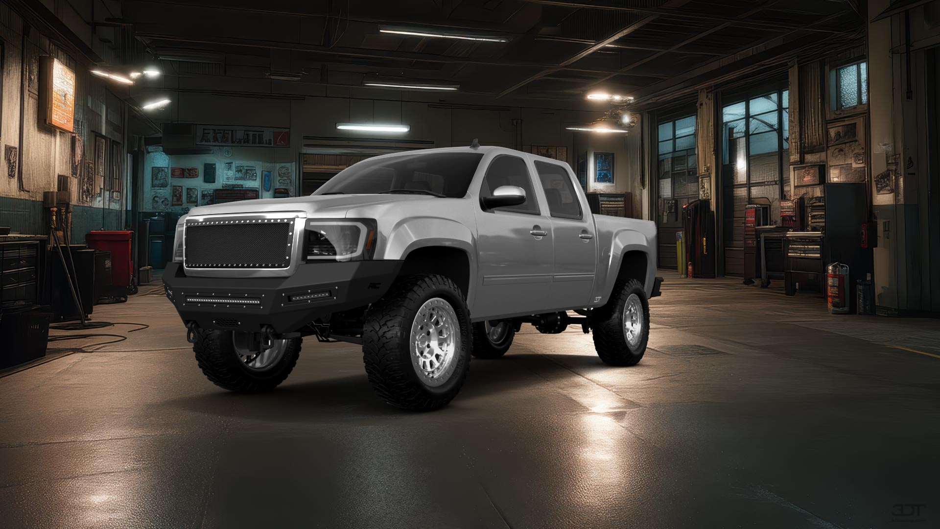 GMC Sierra 1500 Crew Cab 5.8 ft box 4 Door pickup truck 2007 tuning