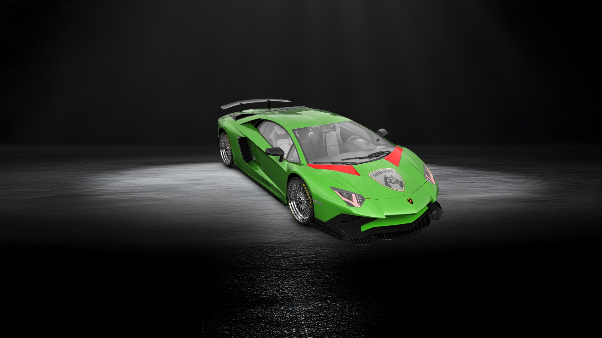 Lamborghini Aventador 2 Door Coupe 2012 tuning
