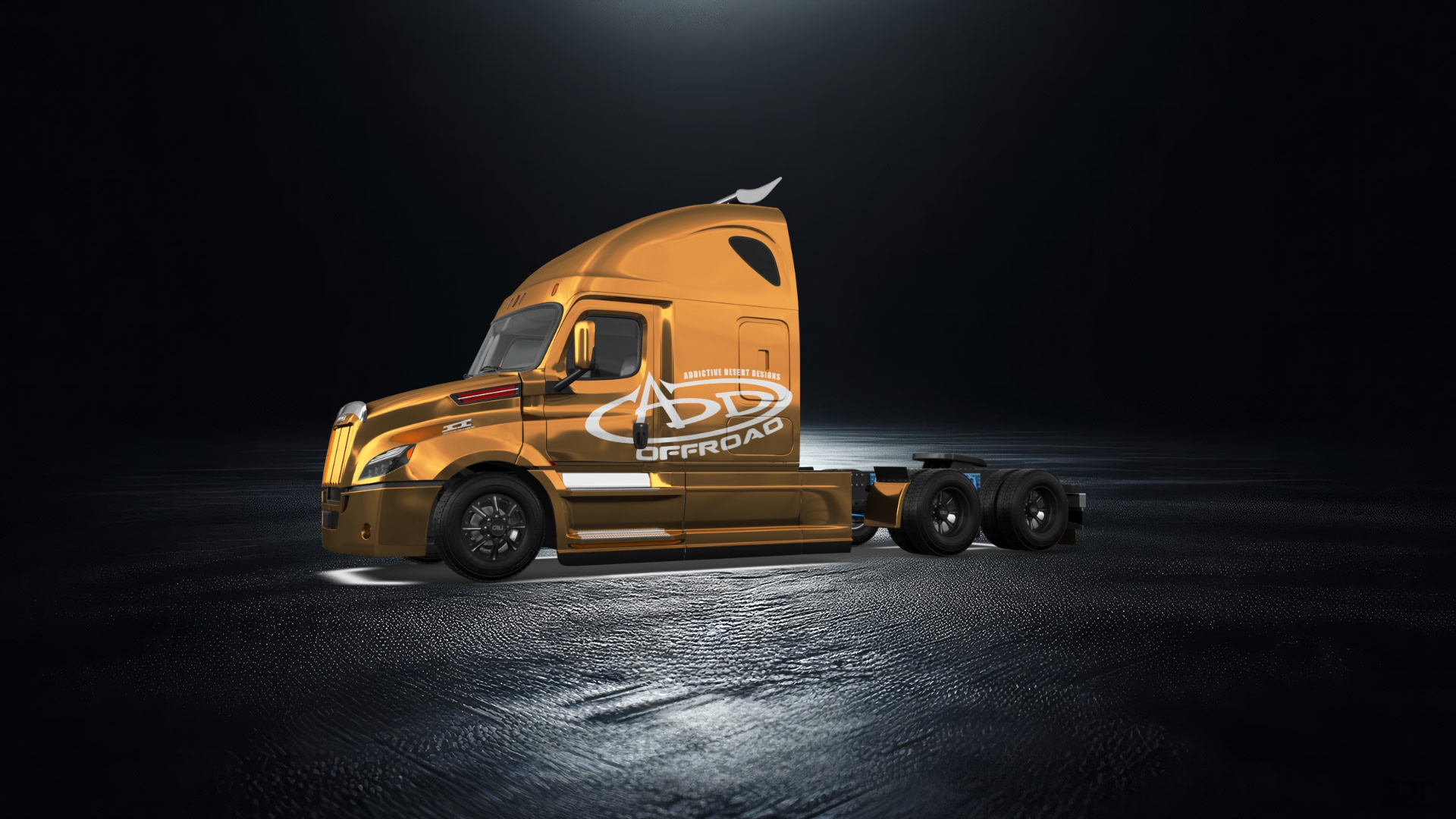 Freightliner Cascadia Sleeper Cab Truck 2018 tuning