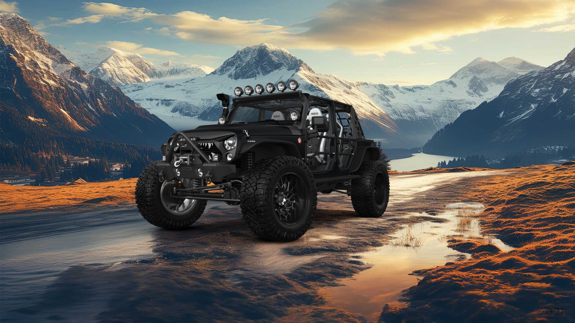 Jeep Wrangler Unlimited JK Rubicon Recon 4 Door SUV 2017 tuning