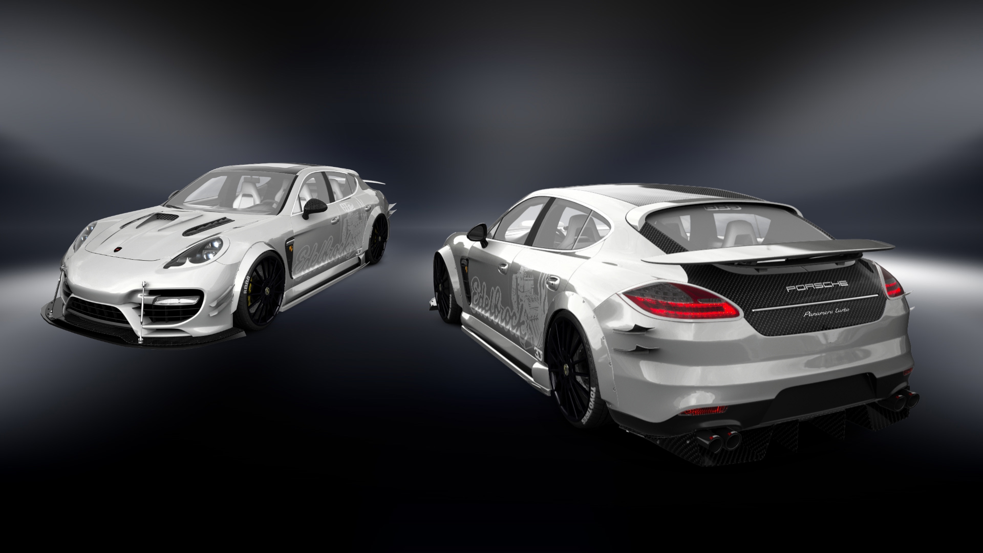 Porsche Panamera 4 door fastback saloon 2011