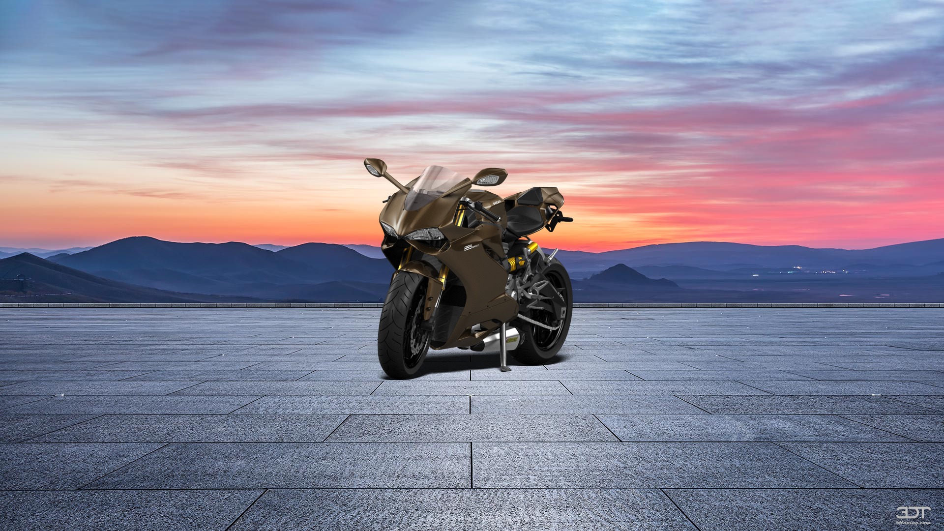 Ducati 899 Panigale Sport Bike 2015 tuning