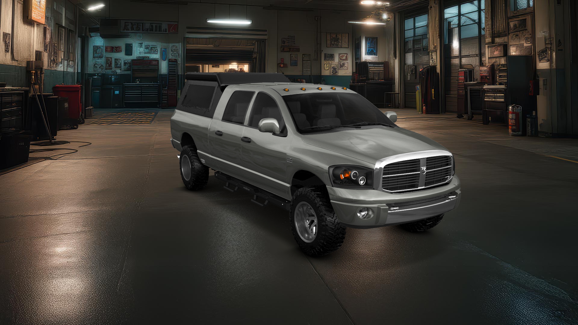 land survey truck