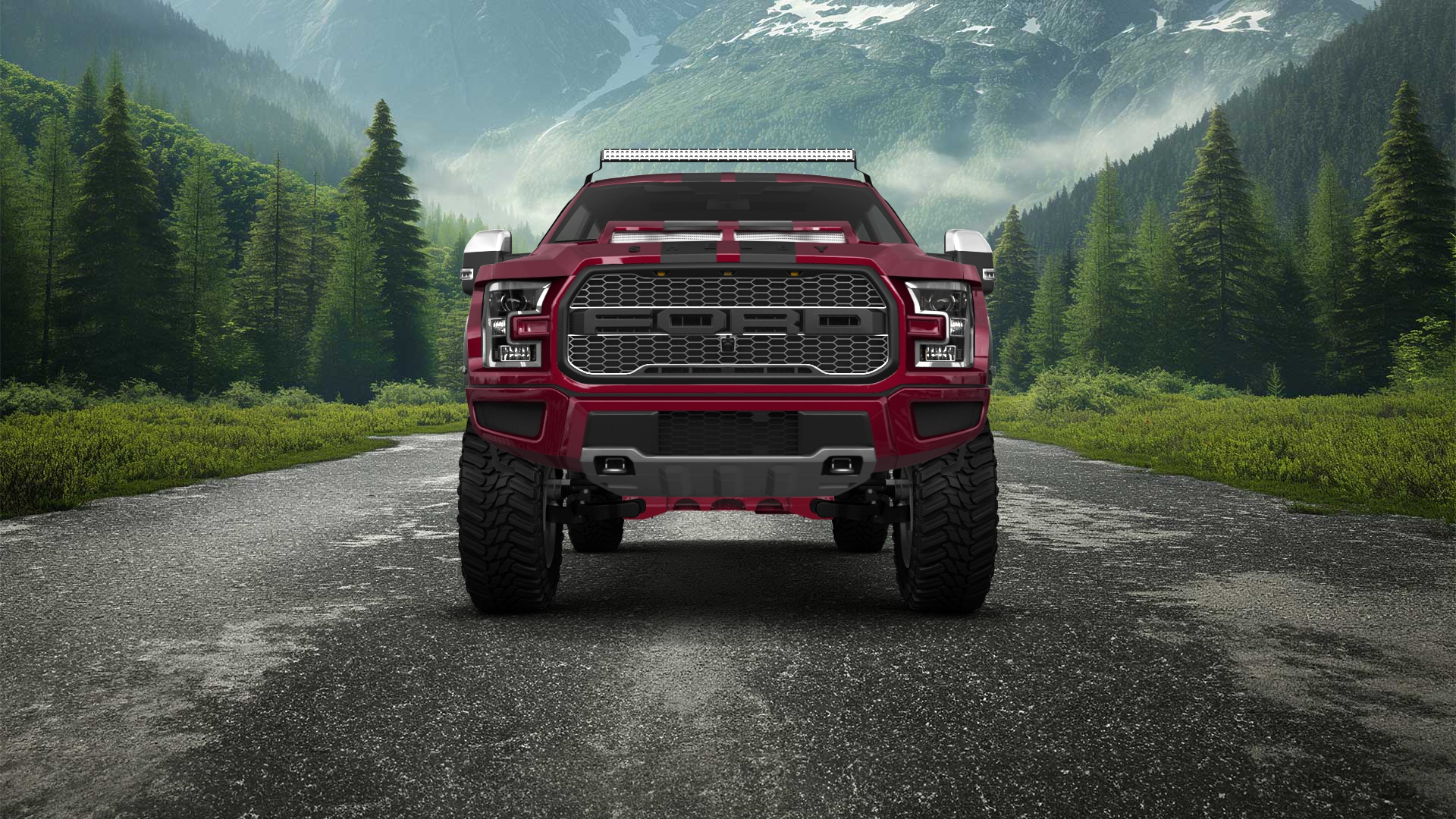 Ford F-150 Raptor 4 Door pickup truck 2017