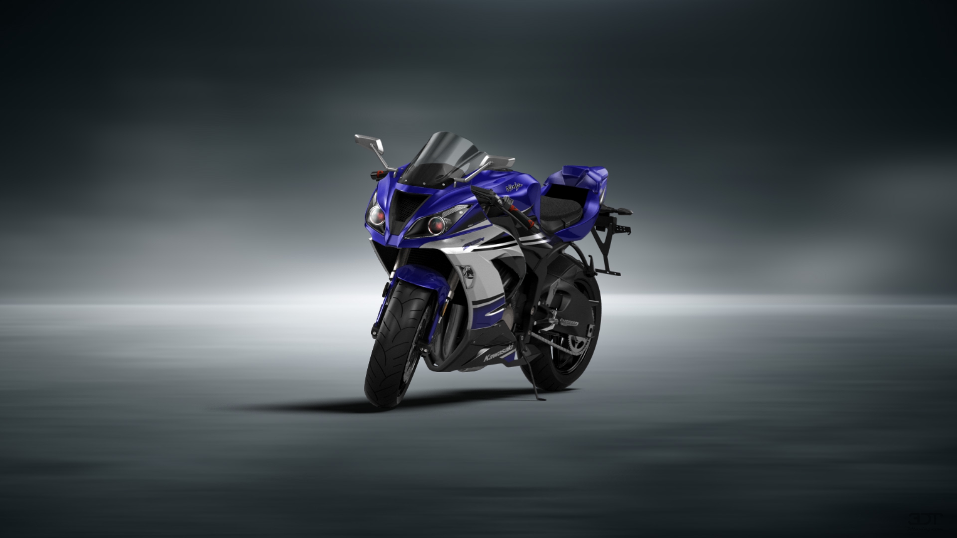 Kawasaki Ninja ZX 6R Sport Bike 2015 tuning