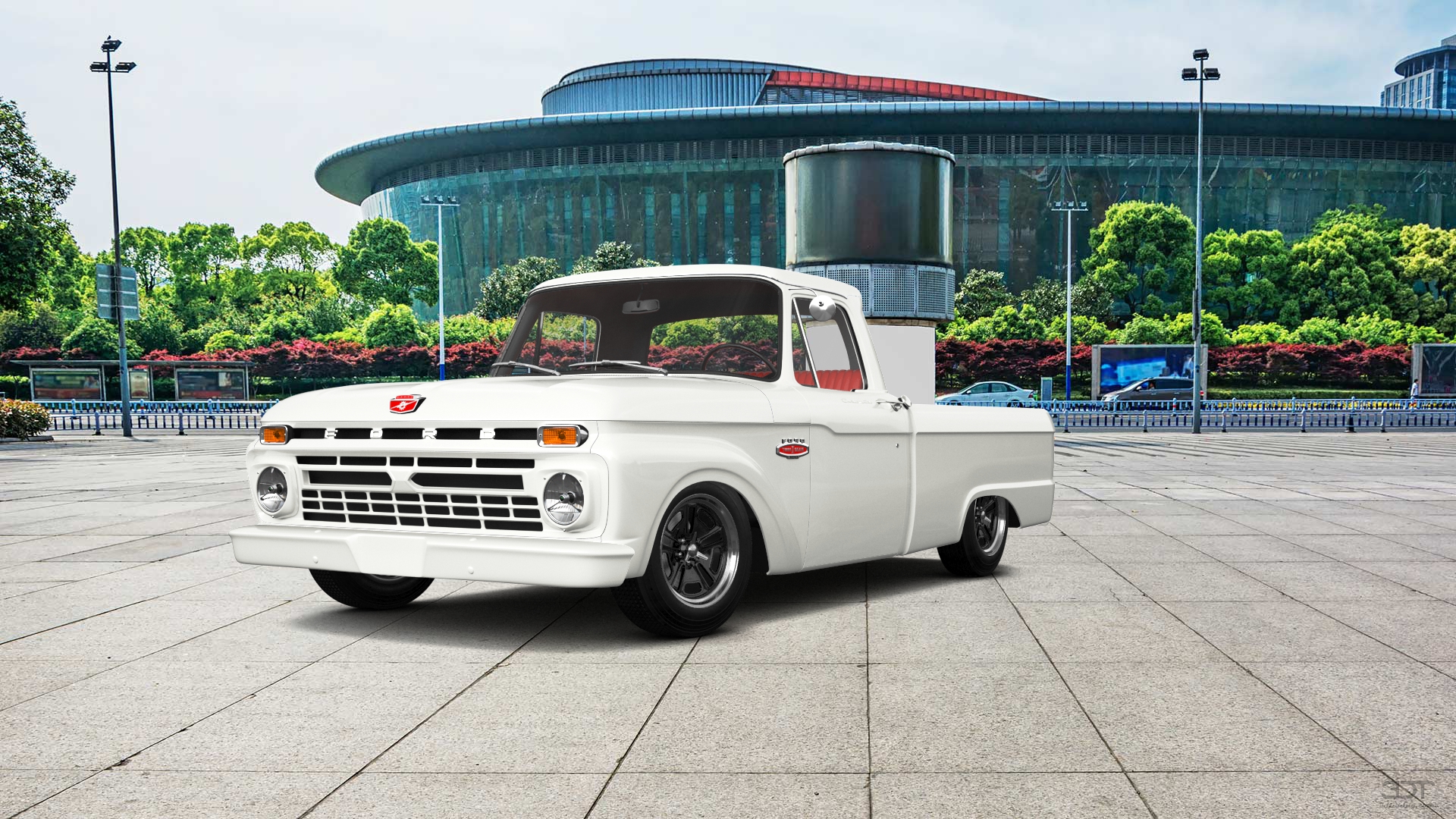 Ford F-100 Custom Cab 2 Door pickup truck 1966
