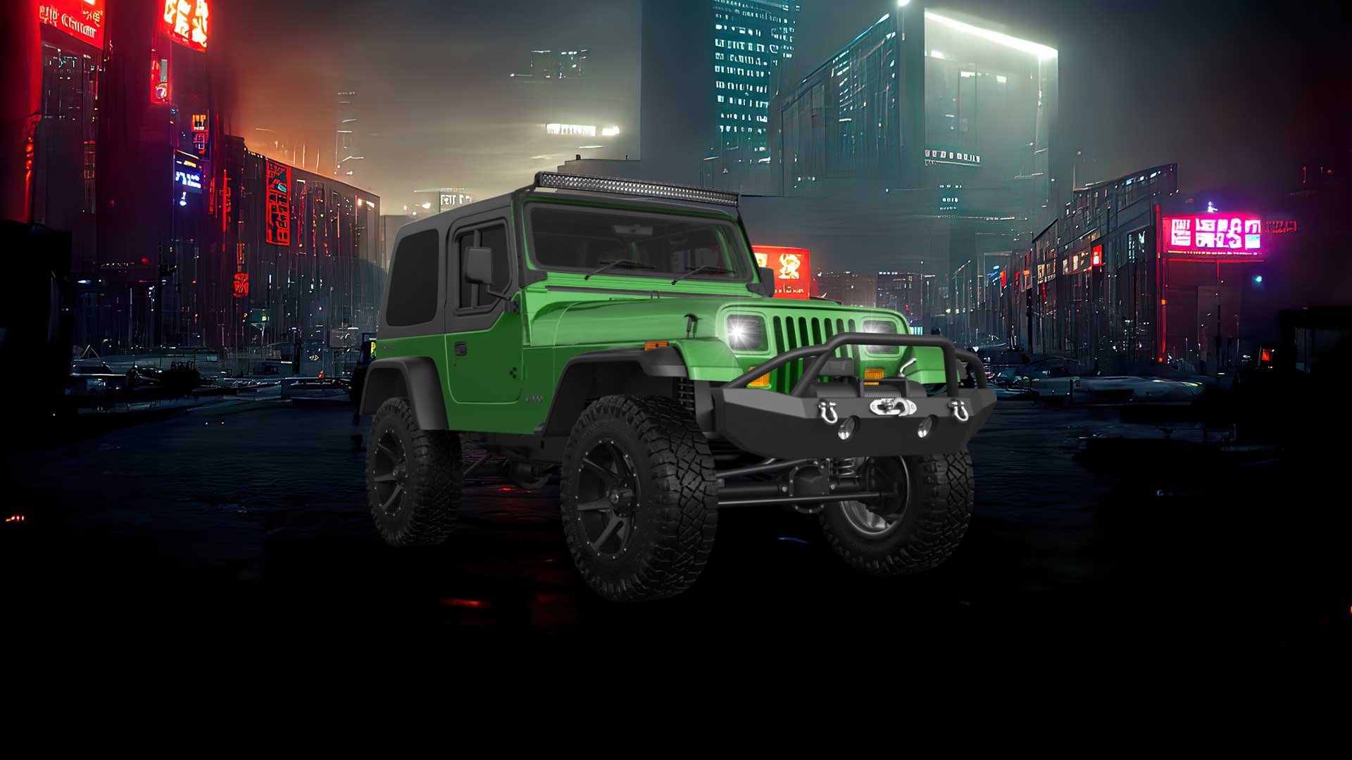Jeep Wrangler YJ 2 Door SUV 1990