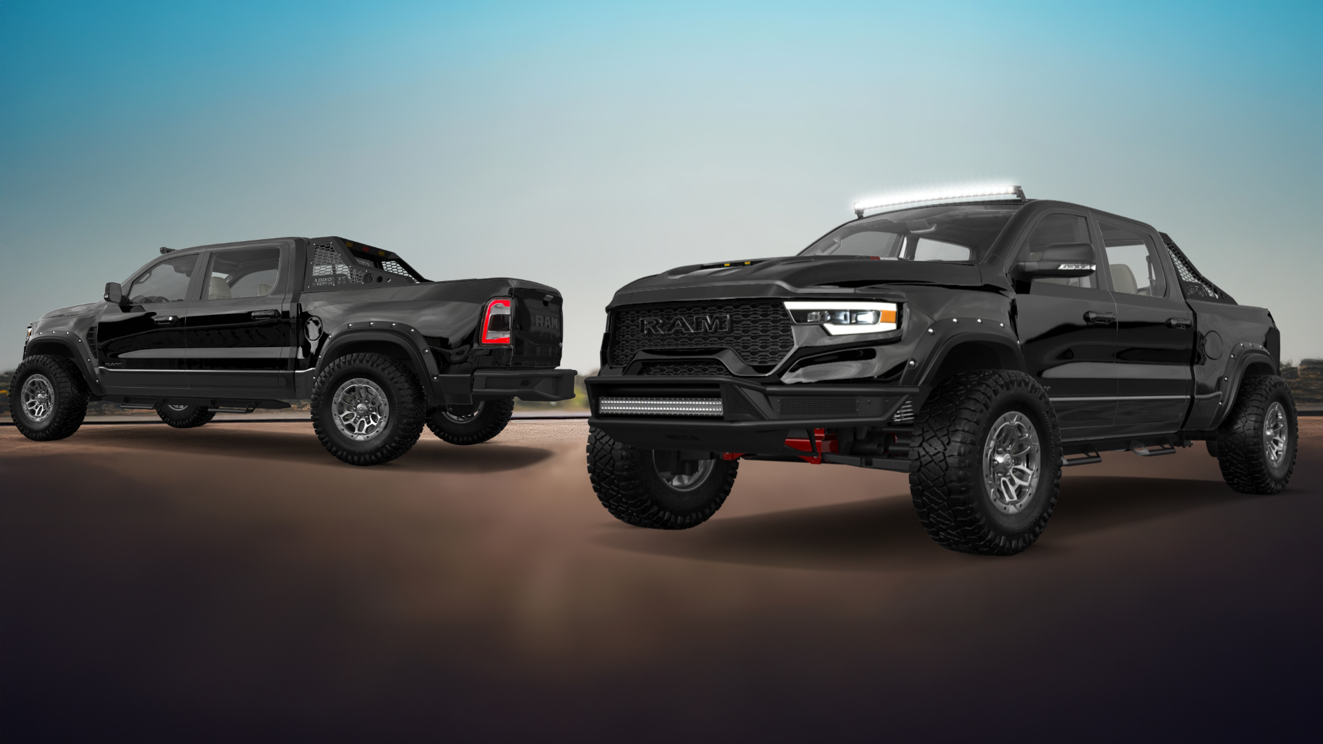 Dodge Ram 1500 TRX 4 Door pickup truck 2021 tuning