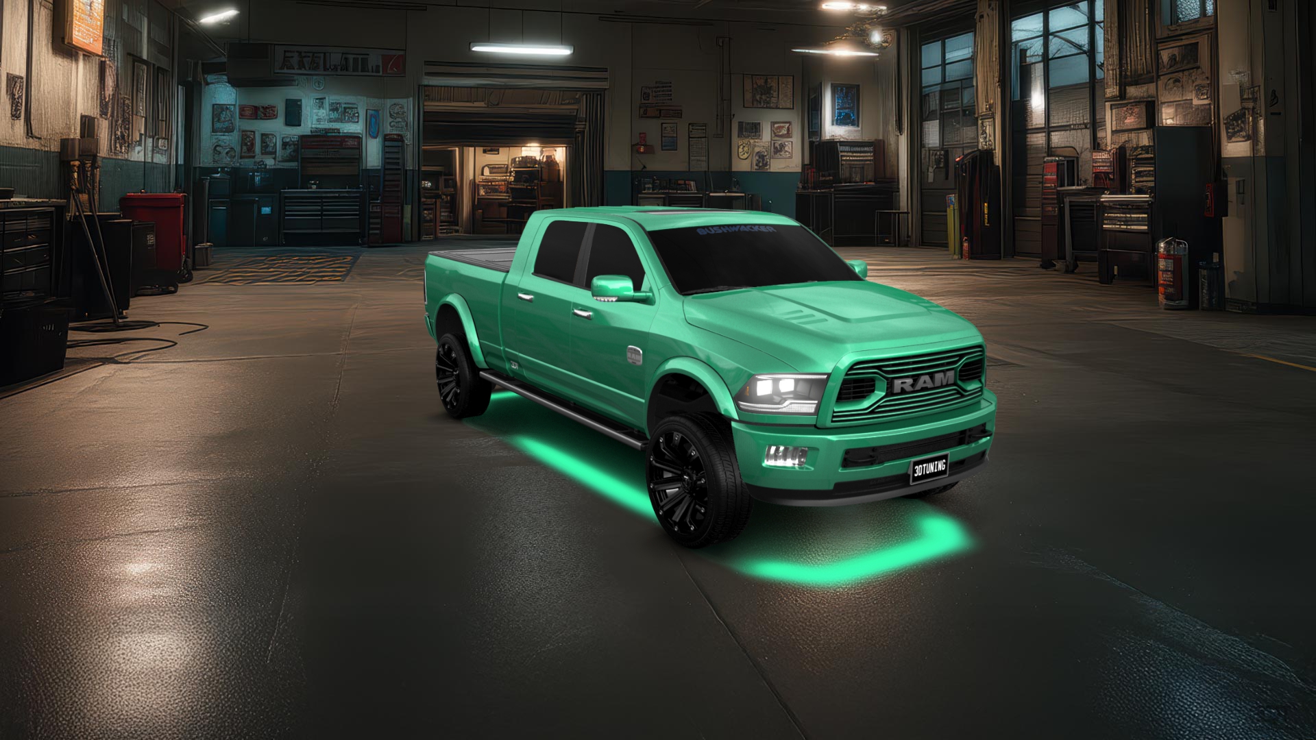 Dodge Ram 2500 Mega Cab 6.4 ft box 4 Door pickup truck 2010 tuning