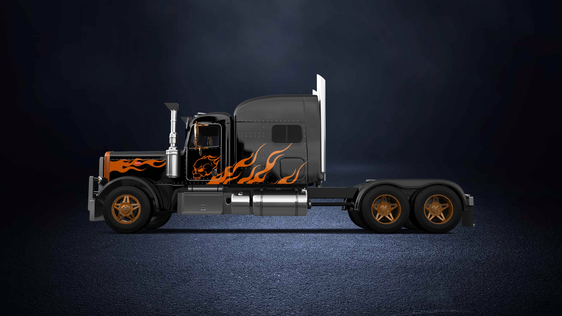 Peterbilt 389 Sleeper Cab Truck 2016