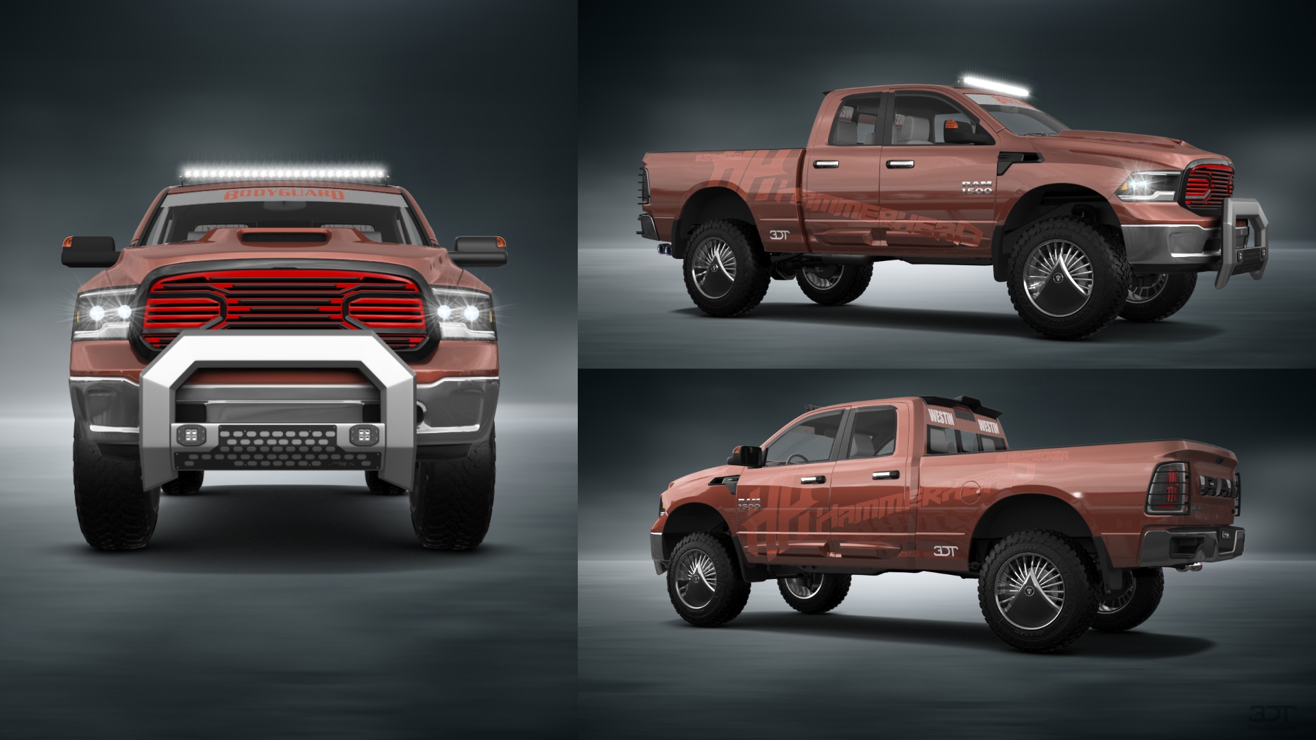 Dodge Ram 1500 Quad-Cab 4 door 2014 tuning