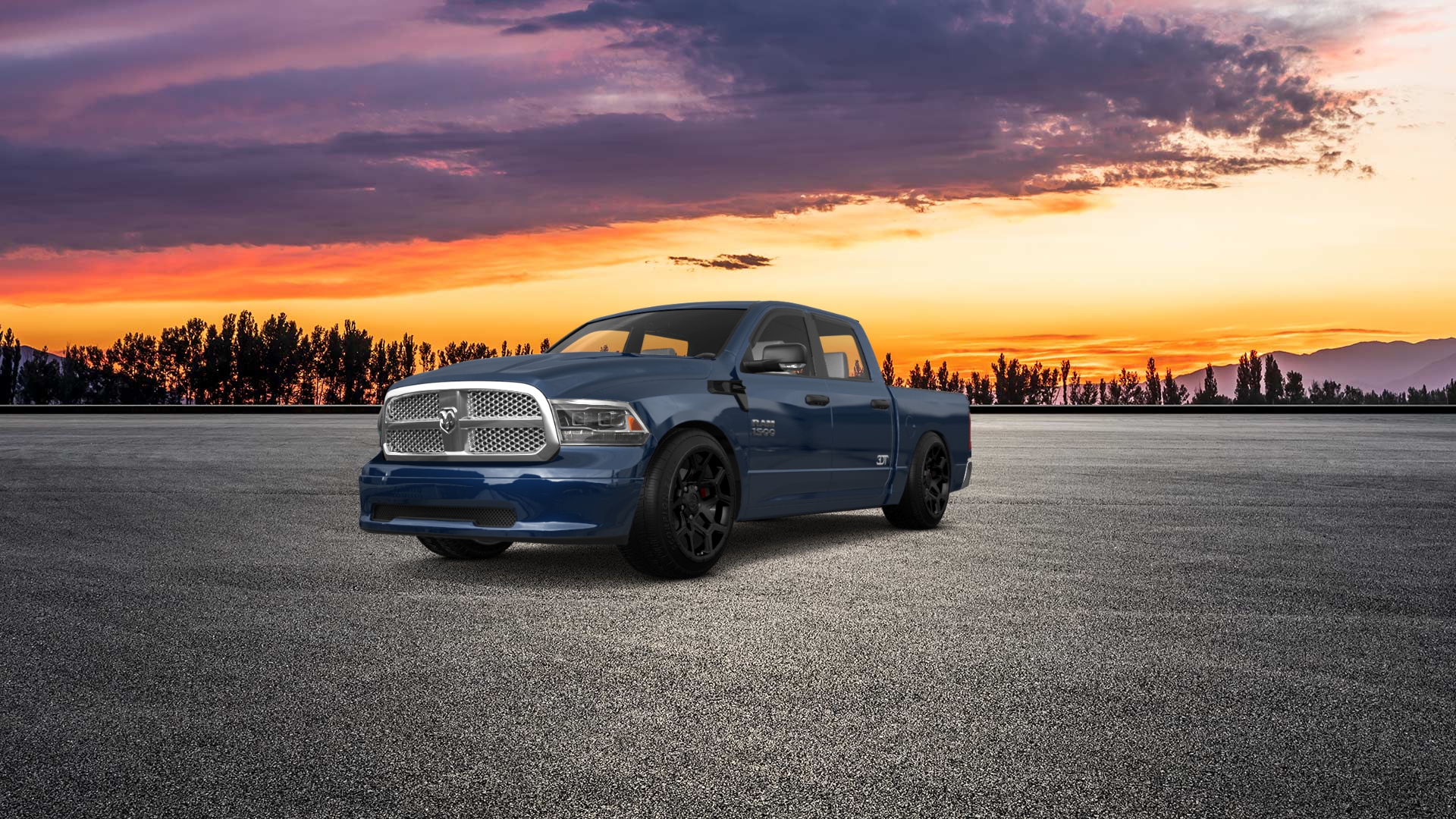 Dodge Ram 1500 5.7' box 4 Door pickup truck 2010