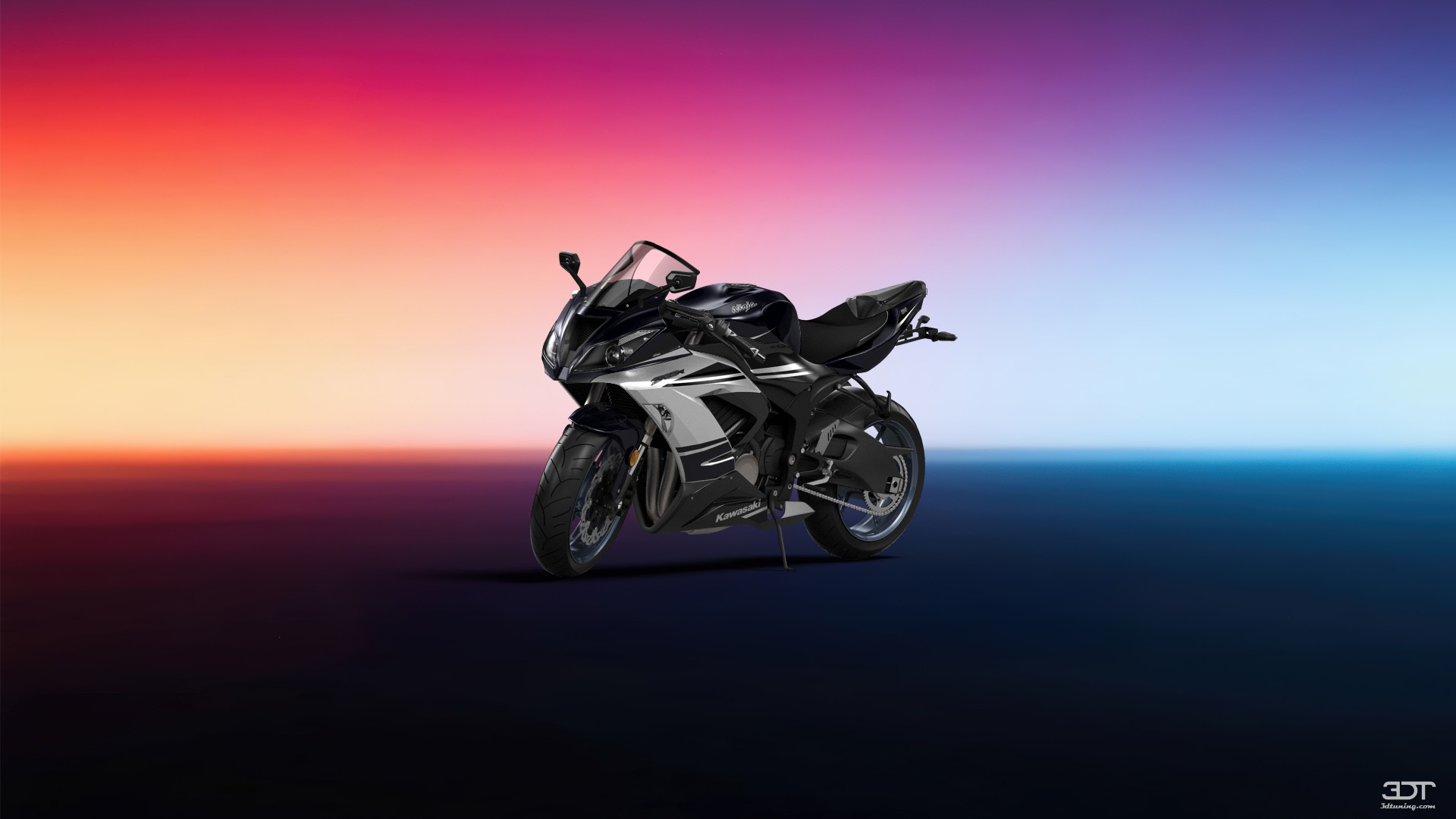 Kawasaki Ninja ZX 6R Sport Bike 2015 tuning