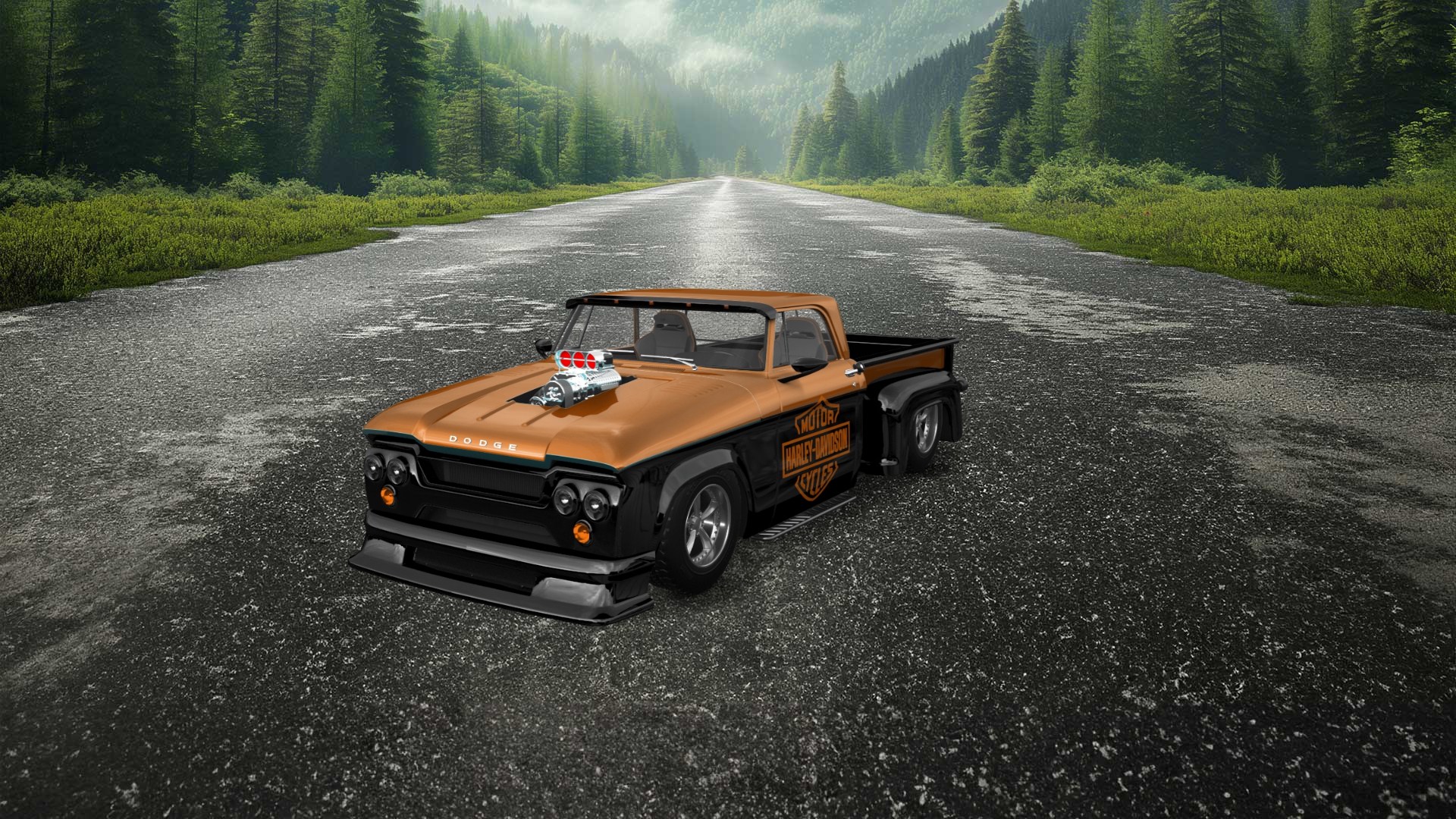 Dodge D-100 Stepside 2 Door pickup truck 1961