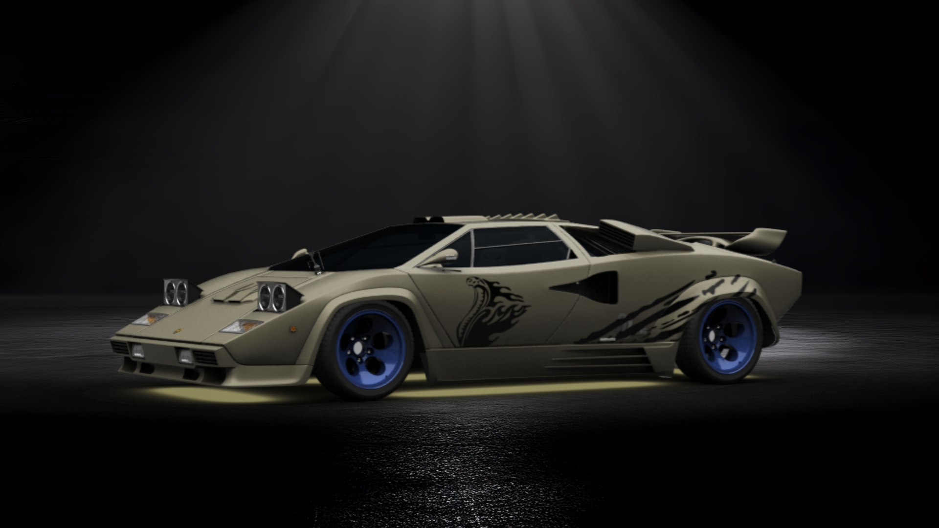 Lamborghini Countach Coupe 1982 tuning